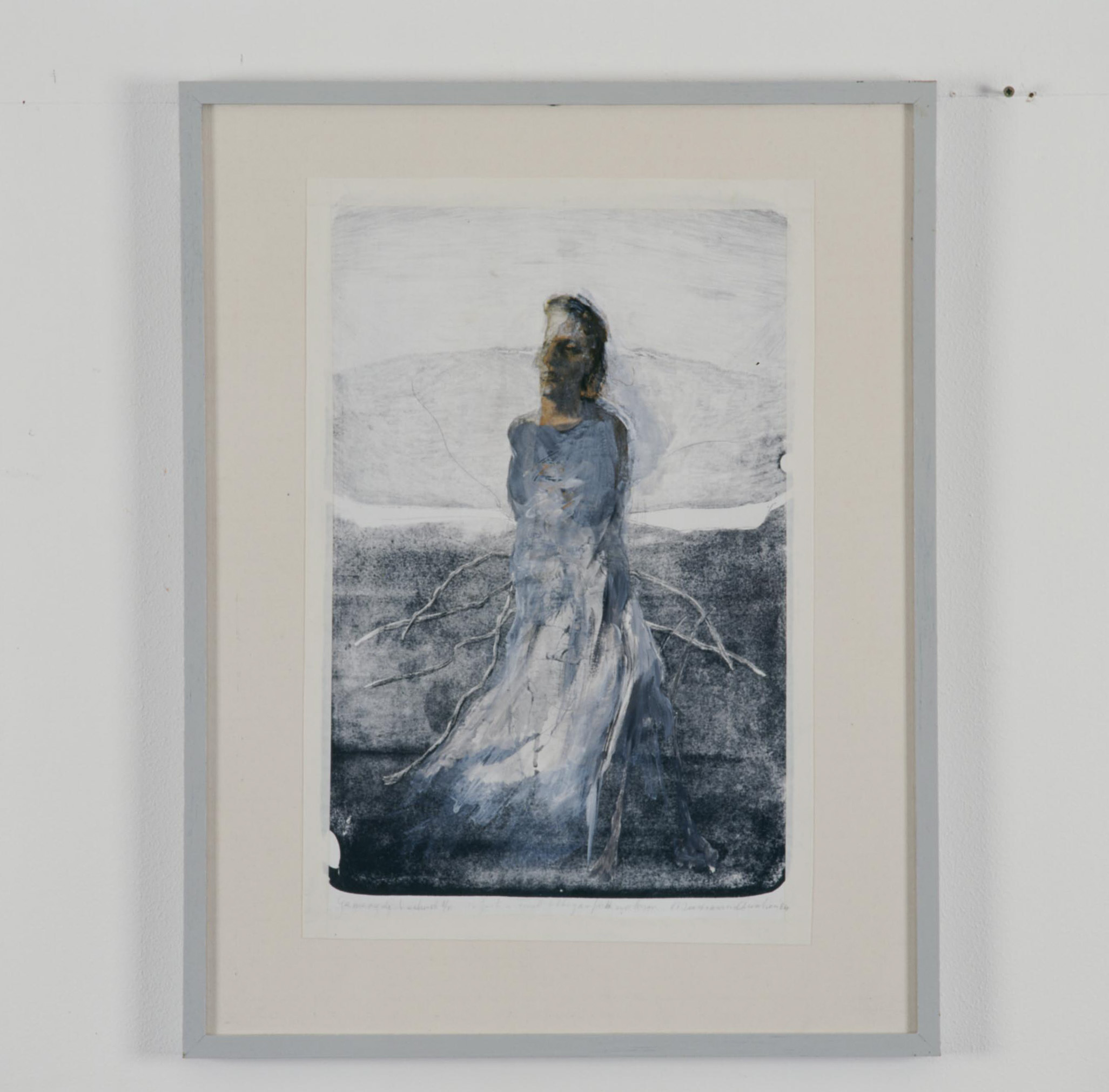 Kunstwerk Just a small lithograph with a woman door Aartsen, Marianne