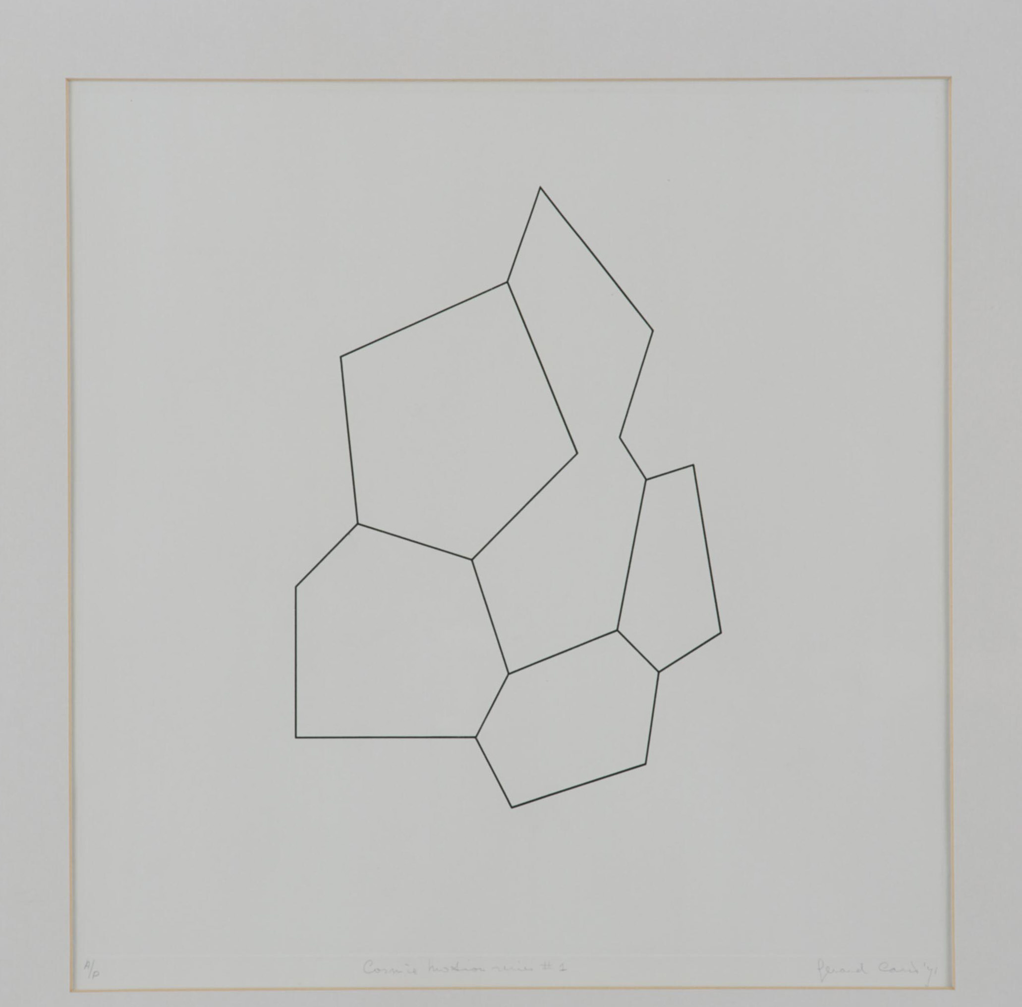 Kunstwerk Cosmic motion series 1 door Caris, Gerard