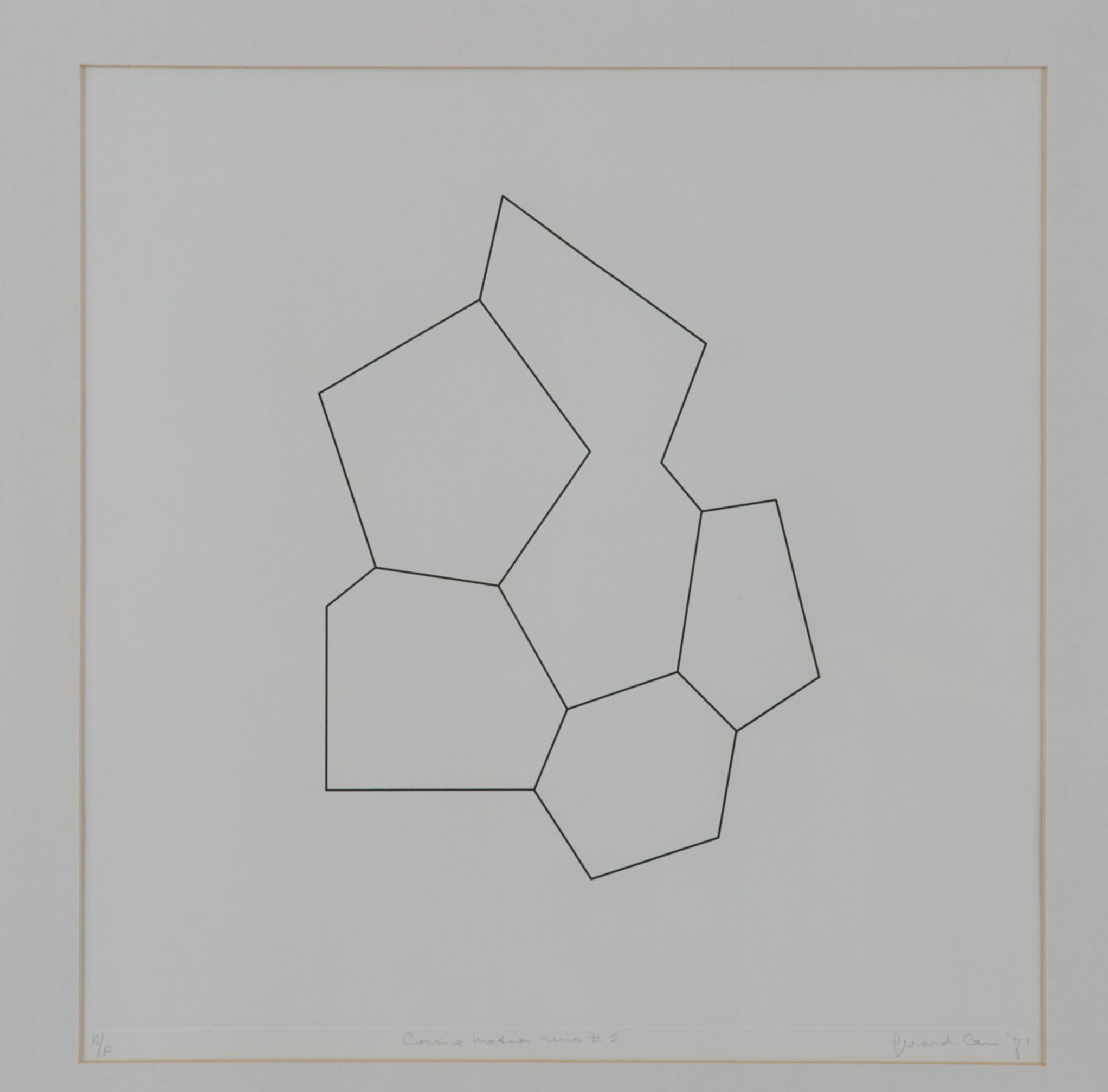 Kunstwerk Cosmic motion series 2 door Caris, Gerard