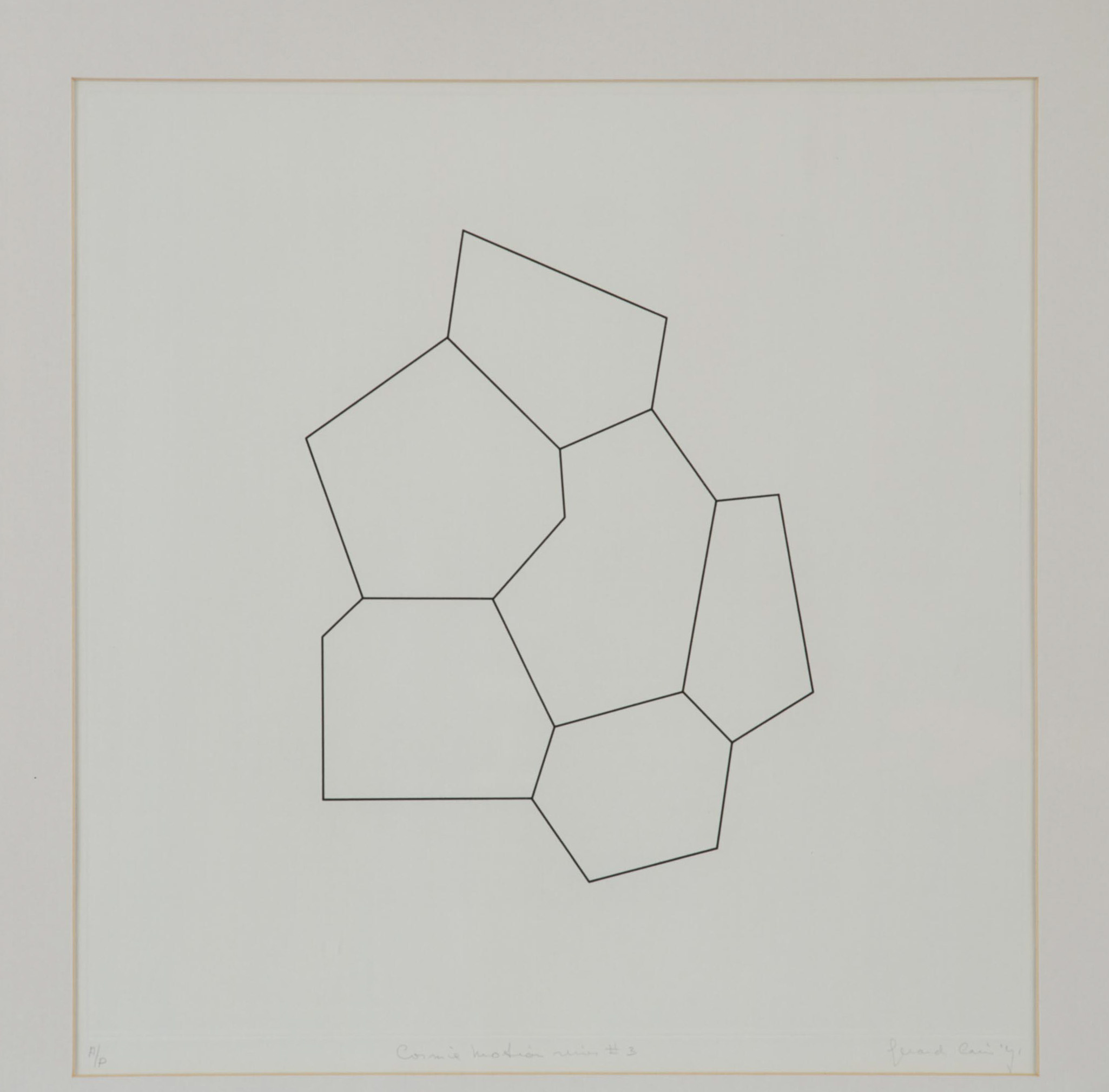 Kunstwerk Cosmic motion series 3 door Caris, Gerard