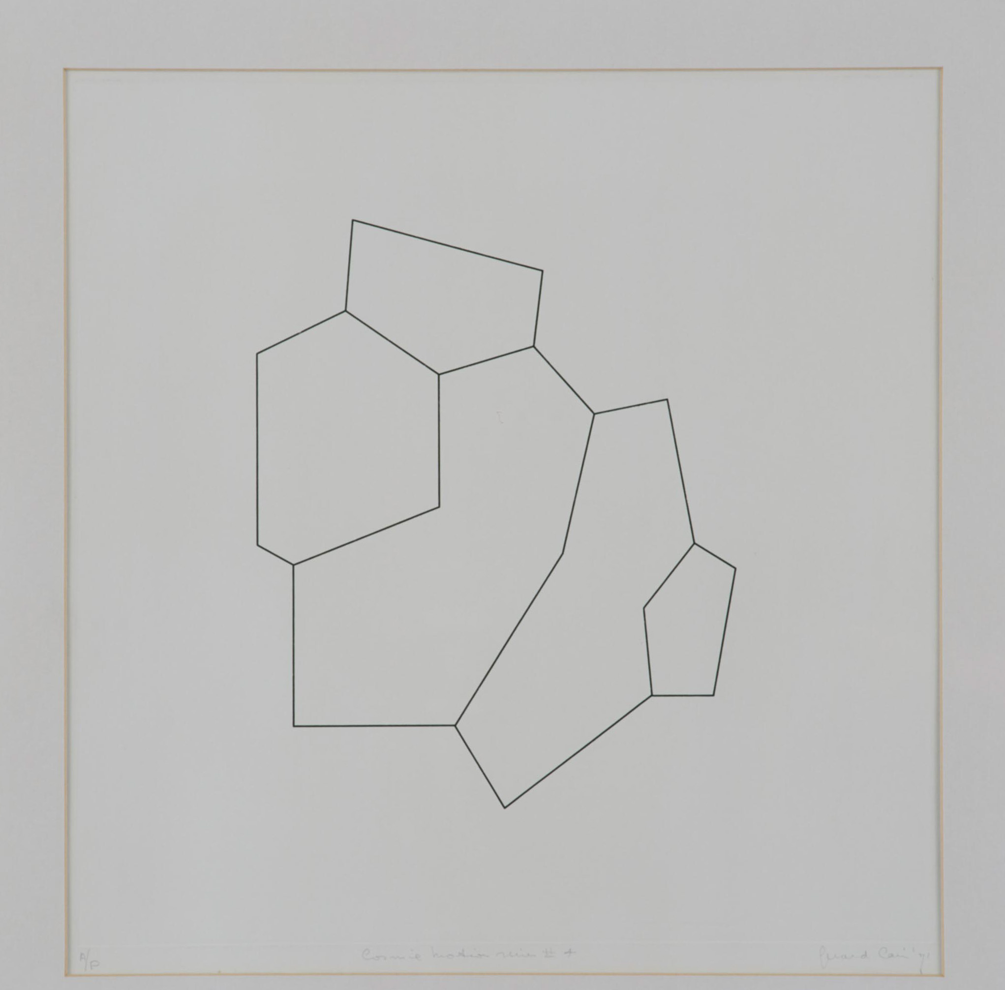 Kunstwerk Cosmic motion series 4 door Caris, Gerard