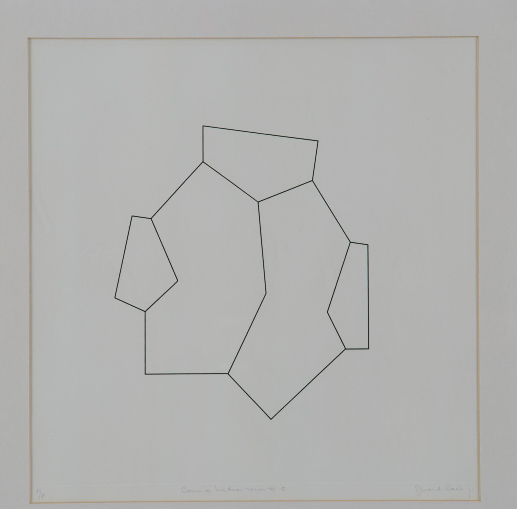 Kunstwerk Cosmic motion series 5 door Caris, Gerard
