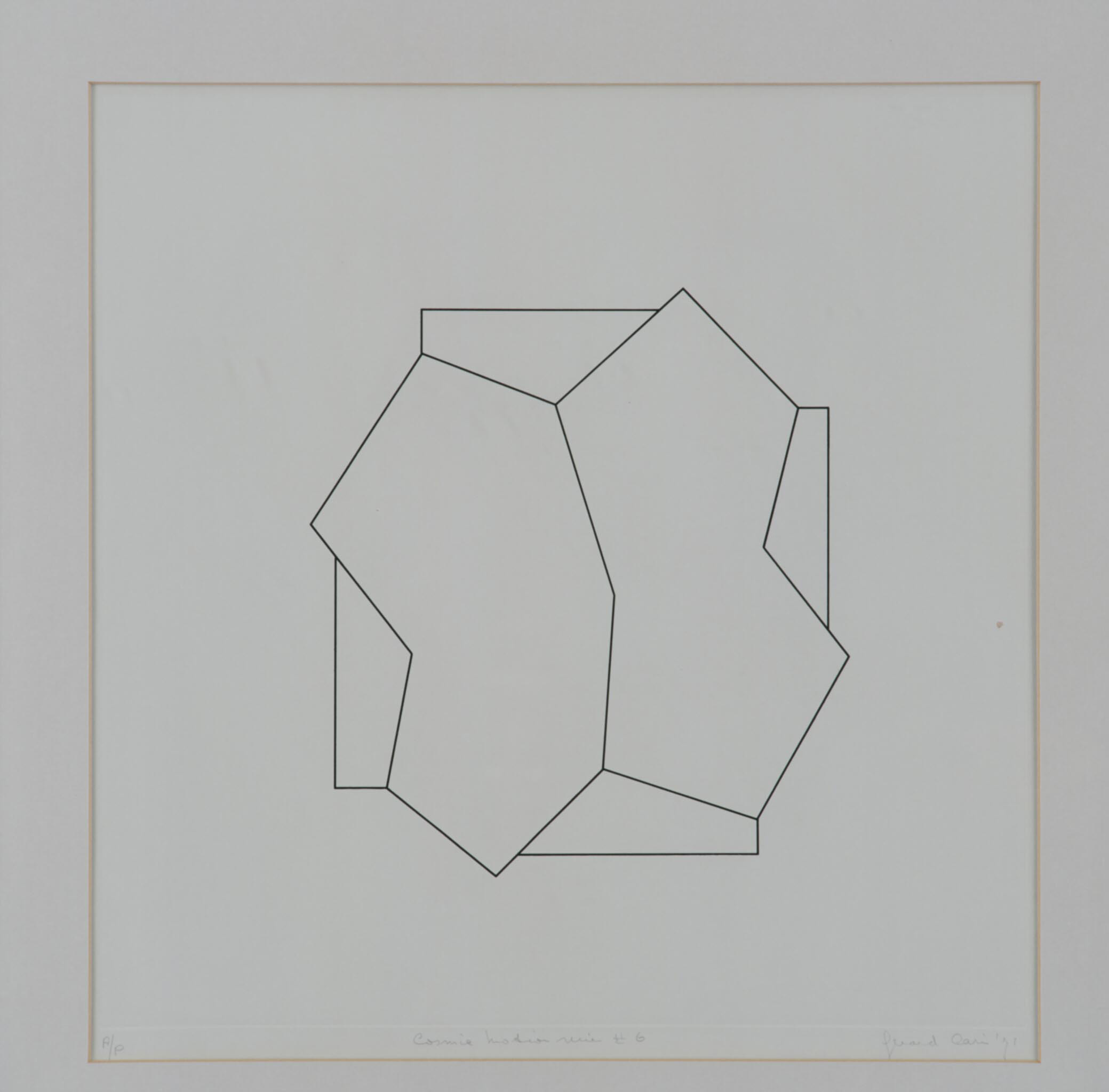 Kunstwerk Cosmic motion series 6 door Caris, Gerard