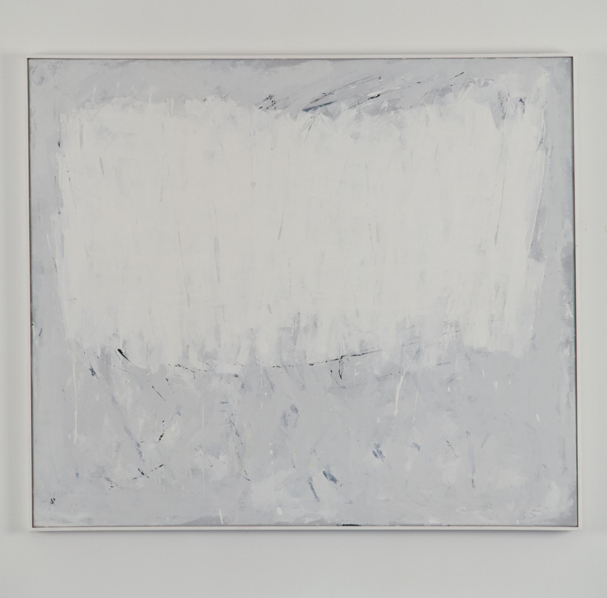 Kunstwerk Witte wand I door Cox, Peter