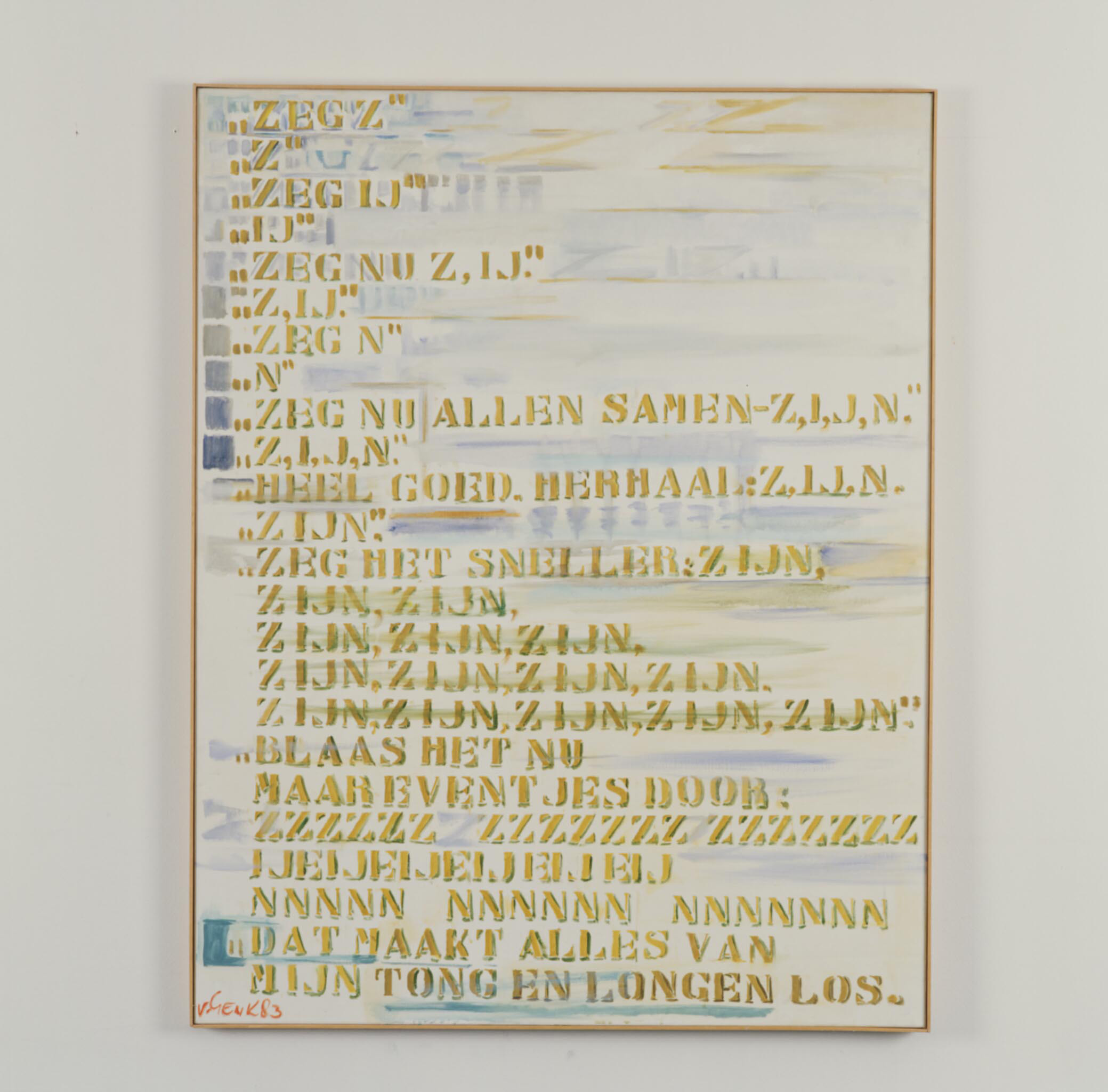 Kunstwerk Zijnsleer door Genk van, Jan
