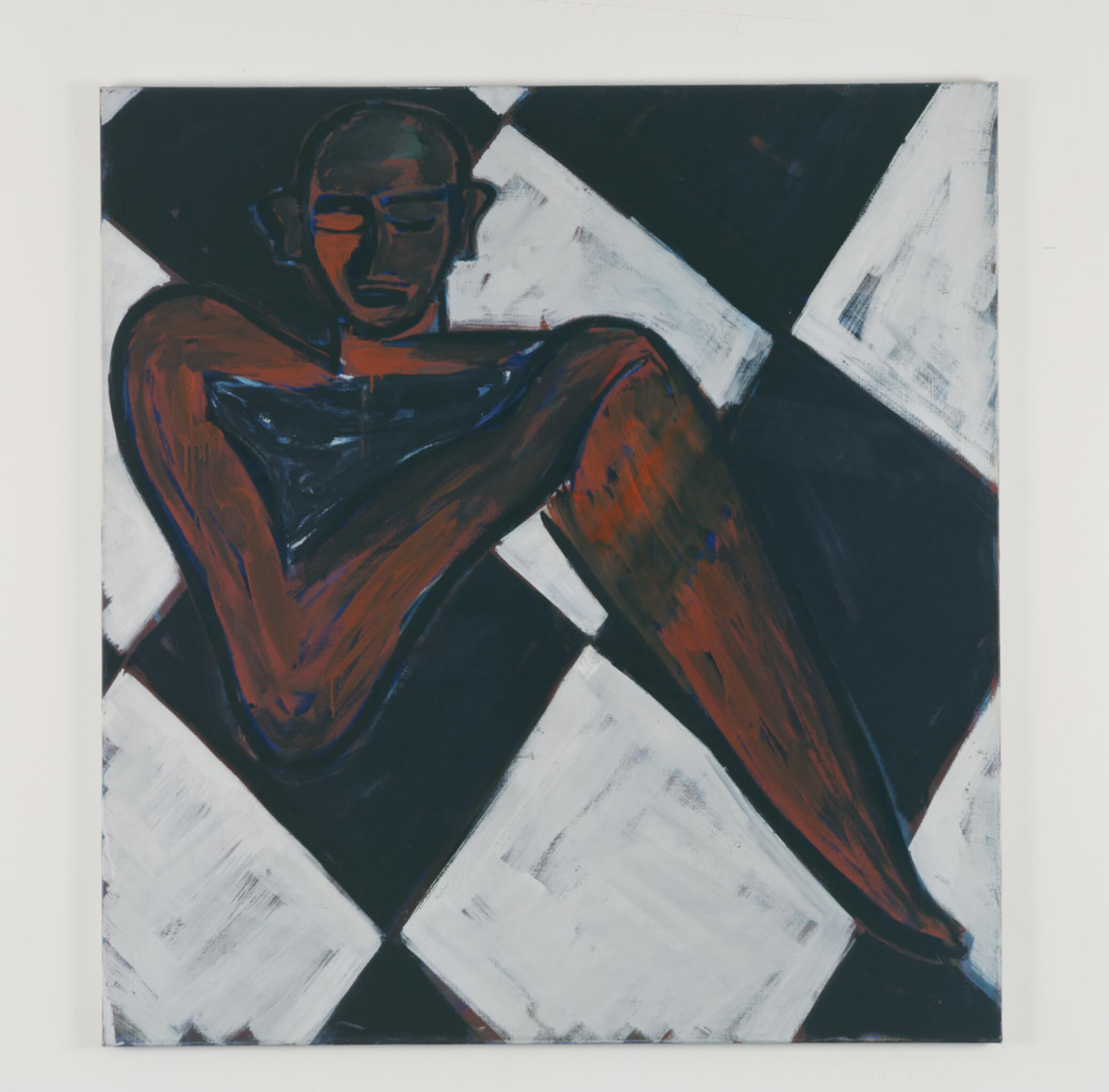 Kunstwerk Frontale halffiguur door Haagmans, Fons