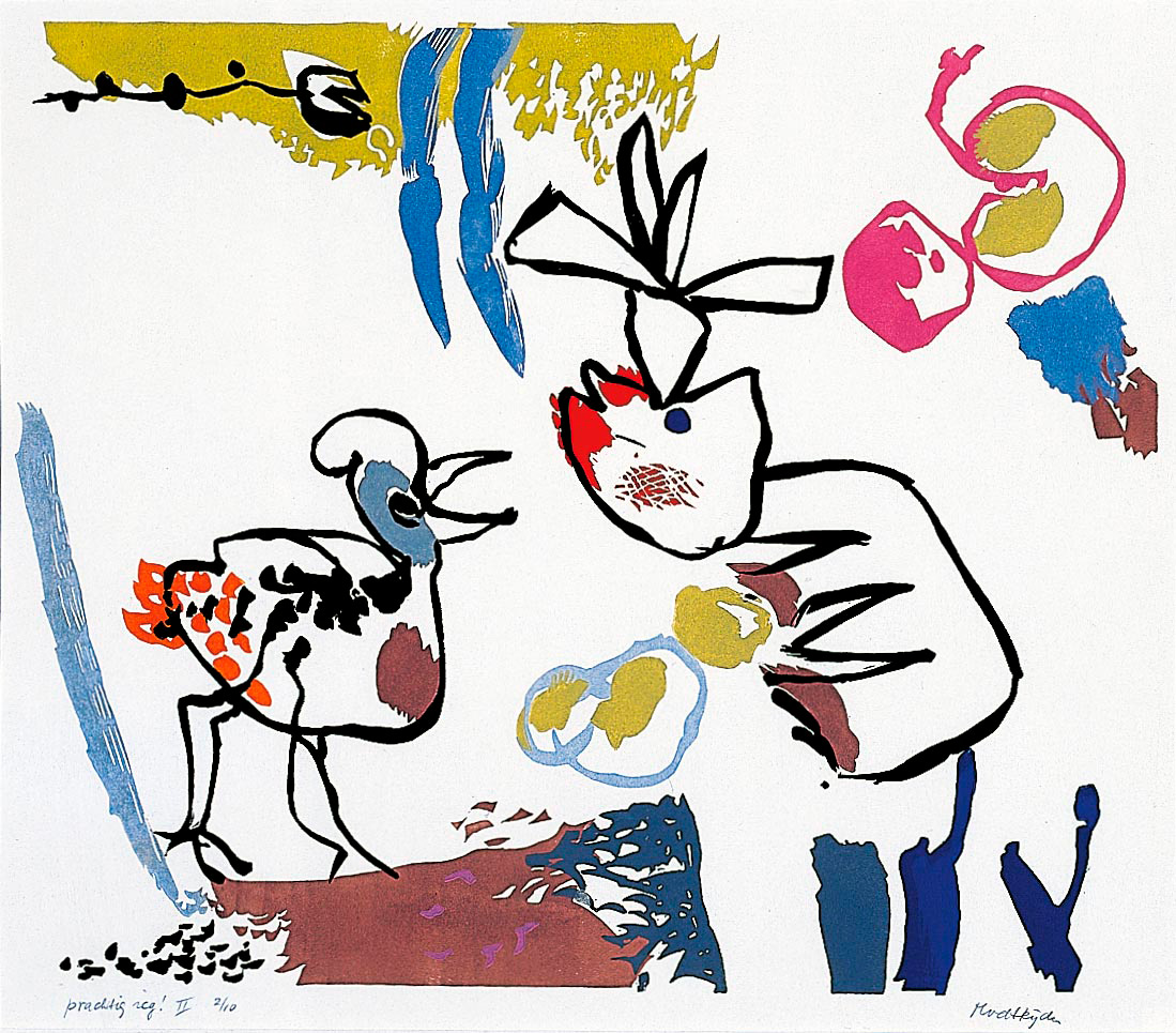 Kunstwerk Prachtig zeg door Heijden van der, Marianne