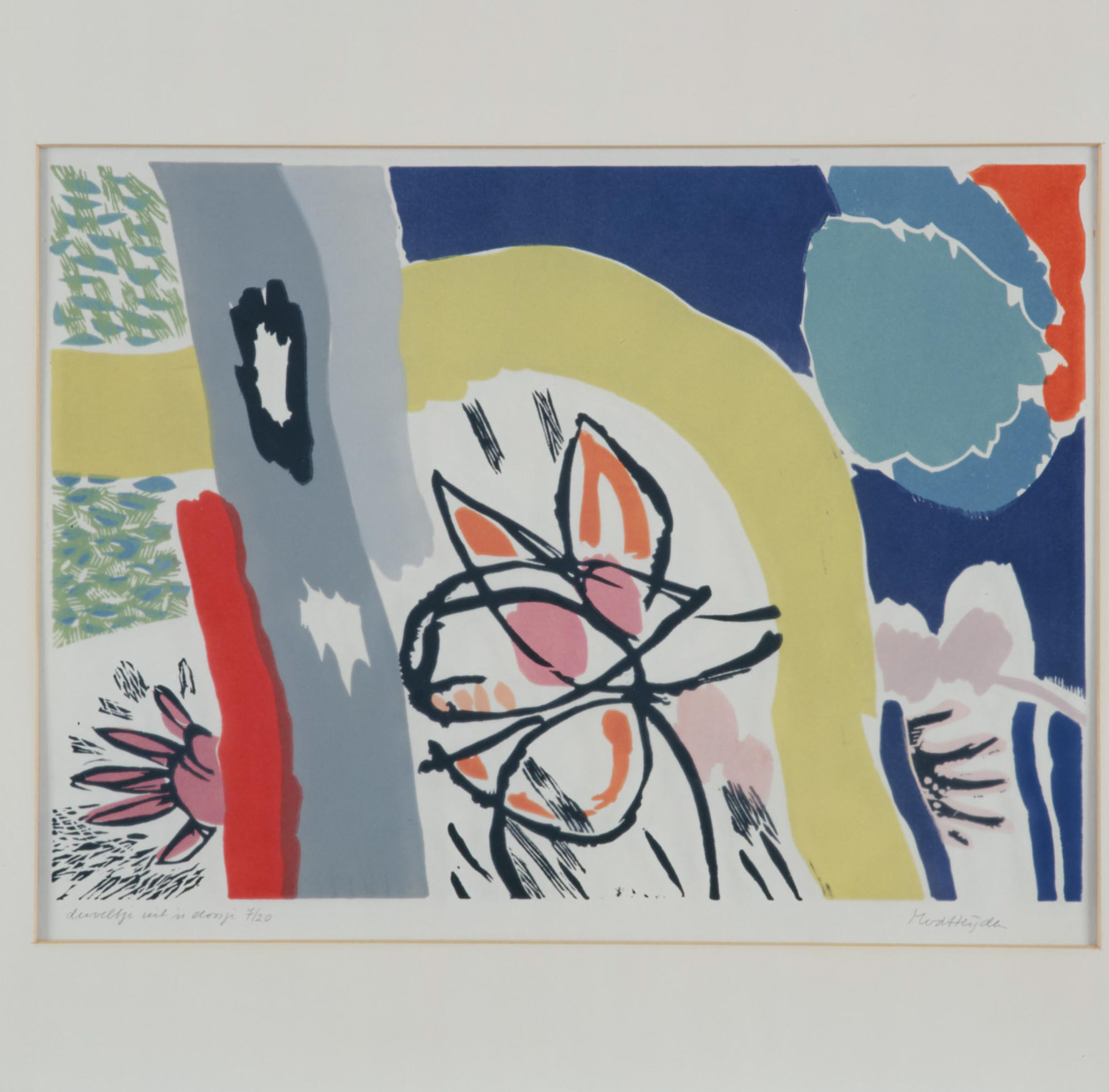 Kunstwerk Duveltje uit een doosje door Heijden van der, Marianne