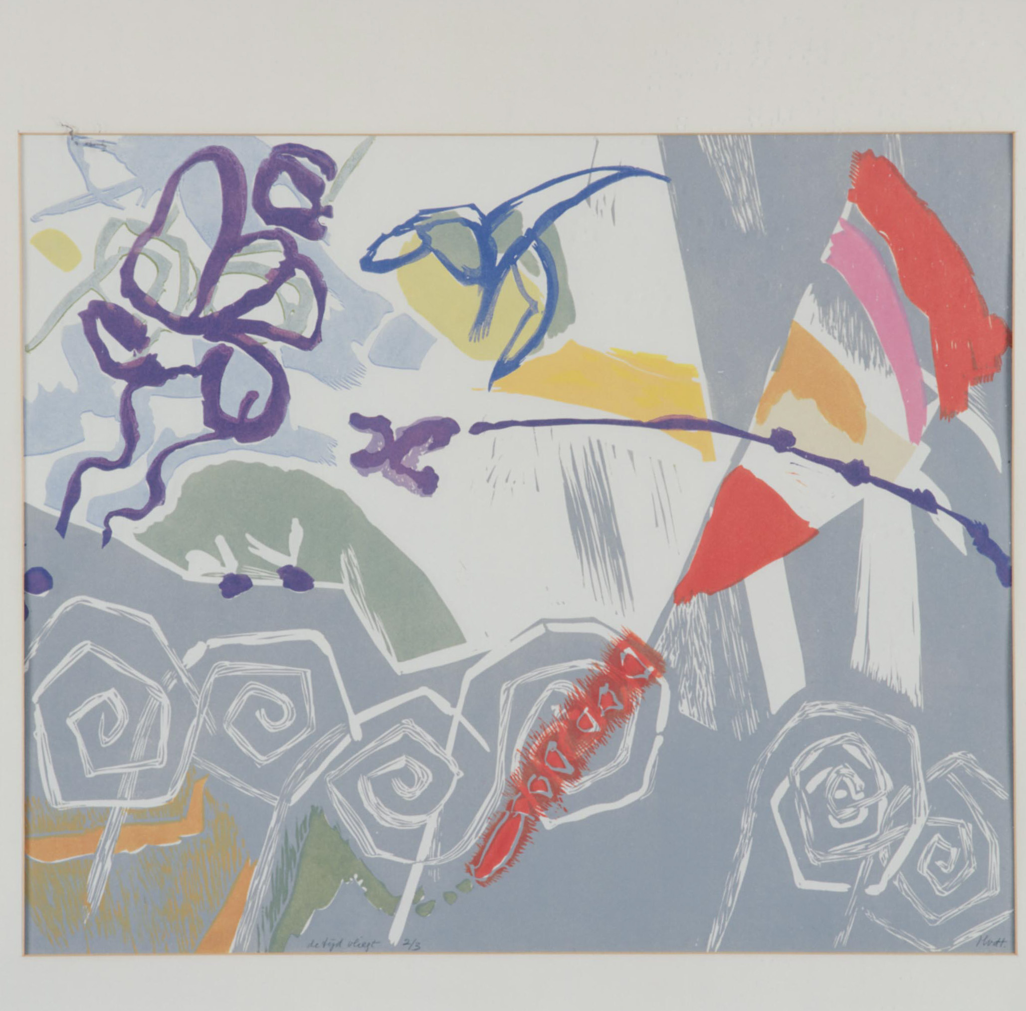 Kunstwerk De tijd vliegt door Heijden van der, Marianne