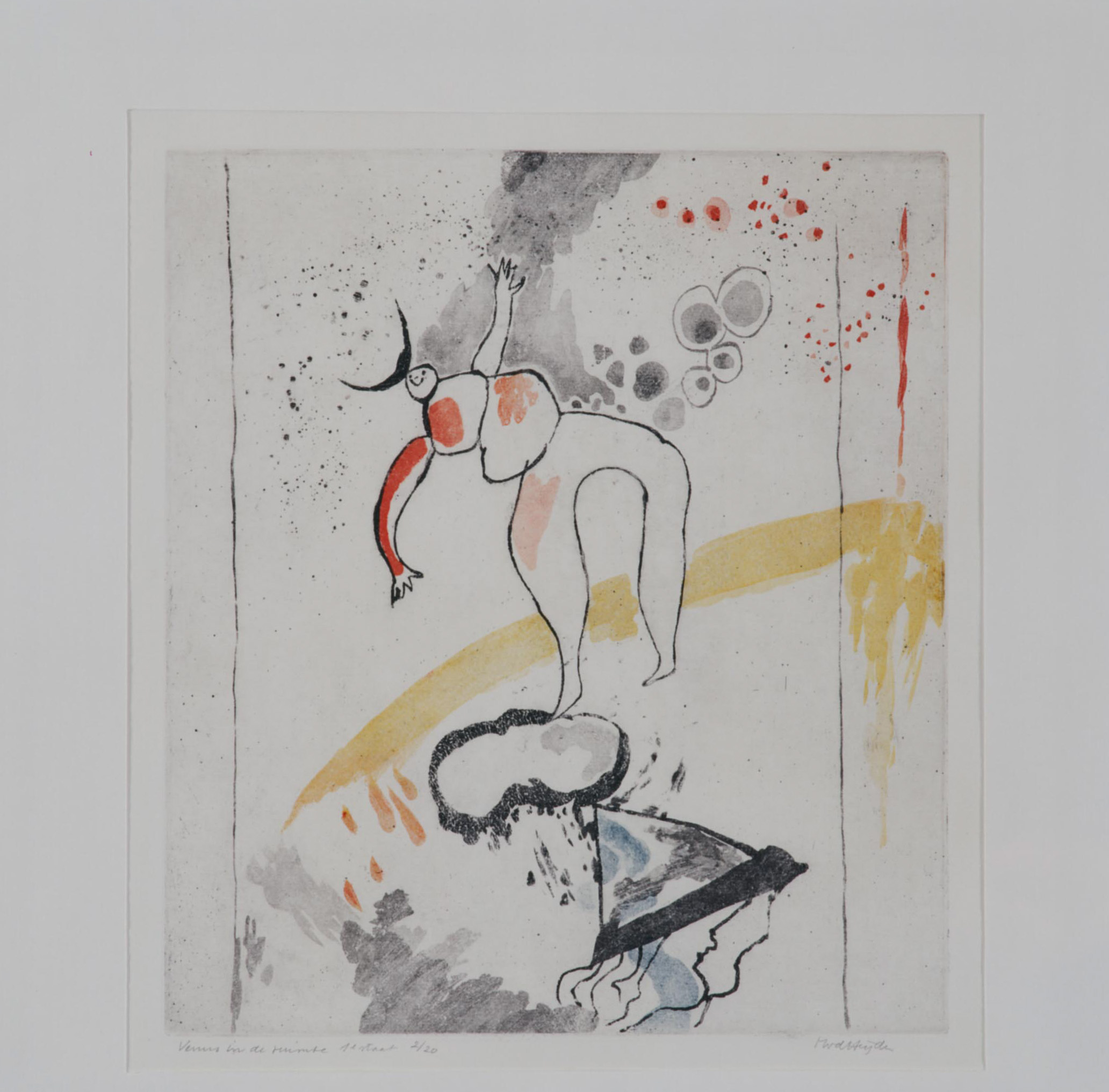 Kunstwerk Venus in de ruimte door Heijden van der, Marianne