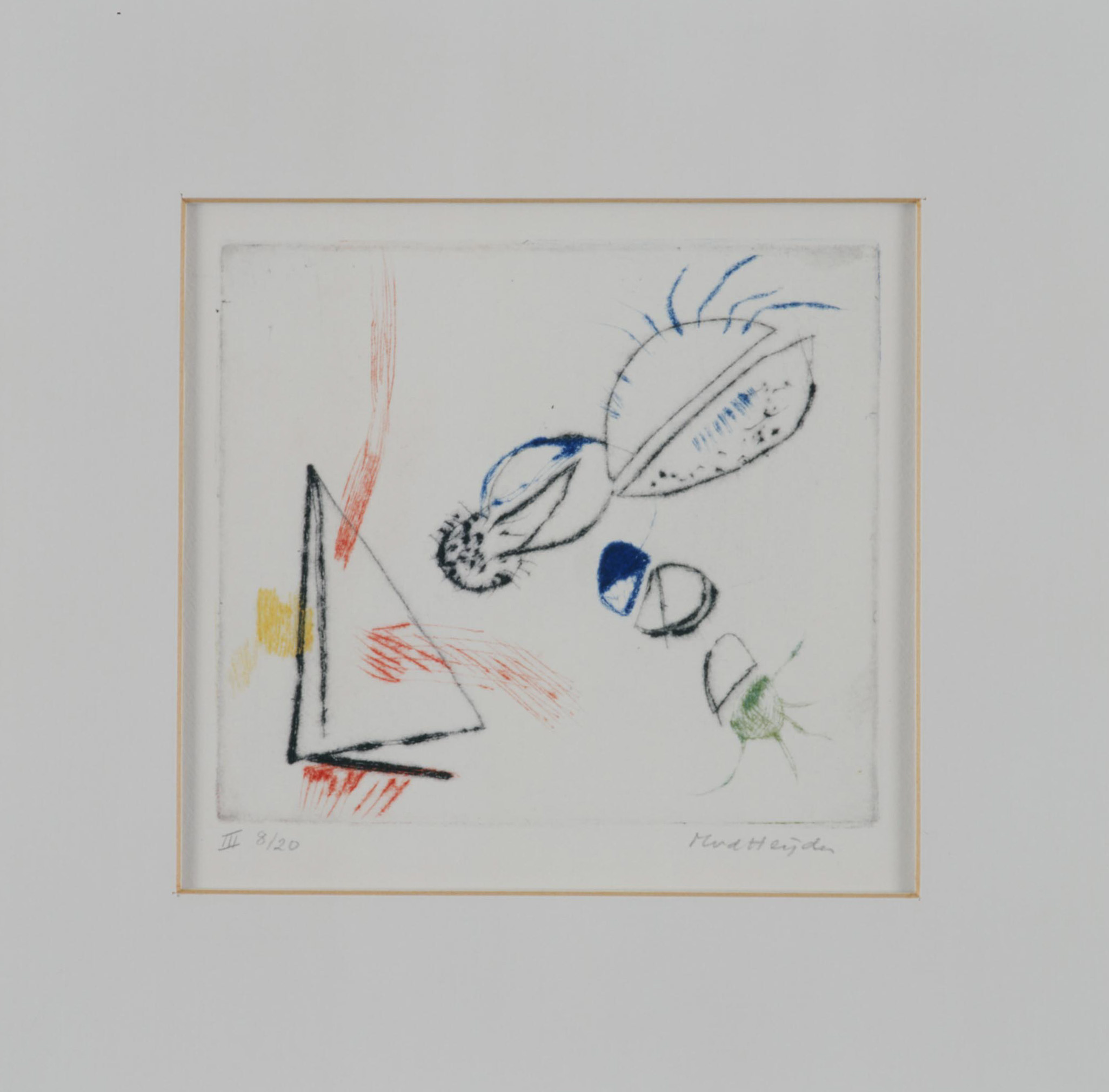 Kunstwerk Serie B III door Heijden van der, Marianne