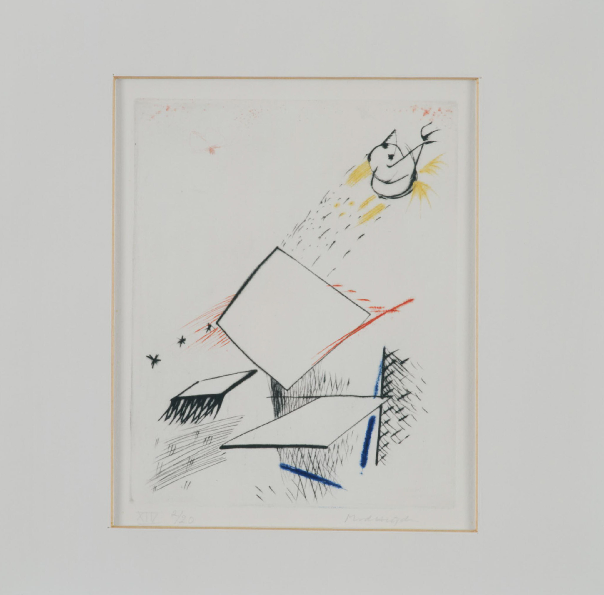 Kunstwerk Serie B XIV door Heijden van der, Marianne