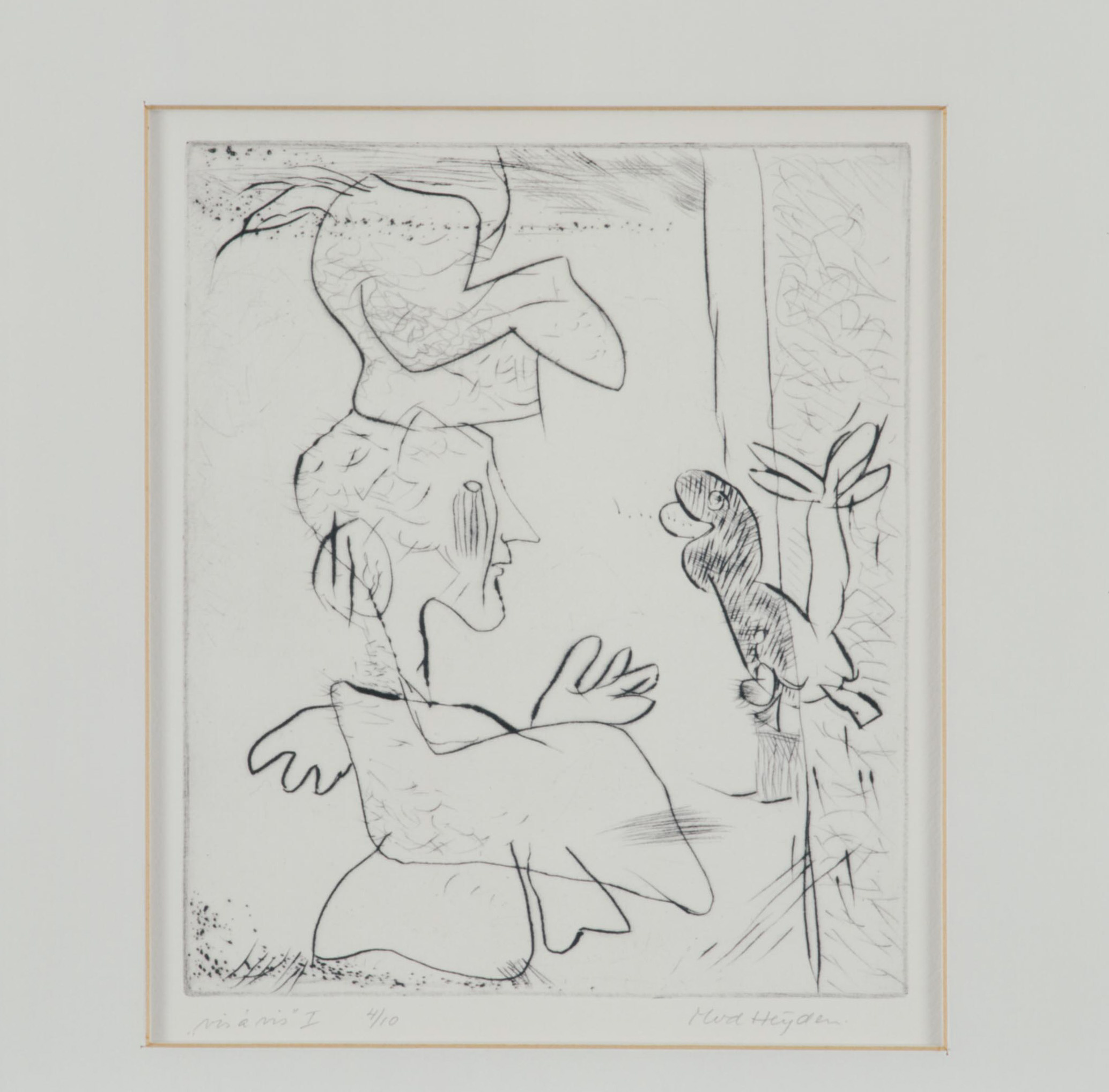 Kunstwerk Vis à vis I door Heijden van der, Marianne