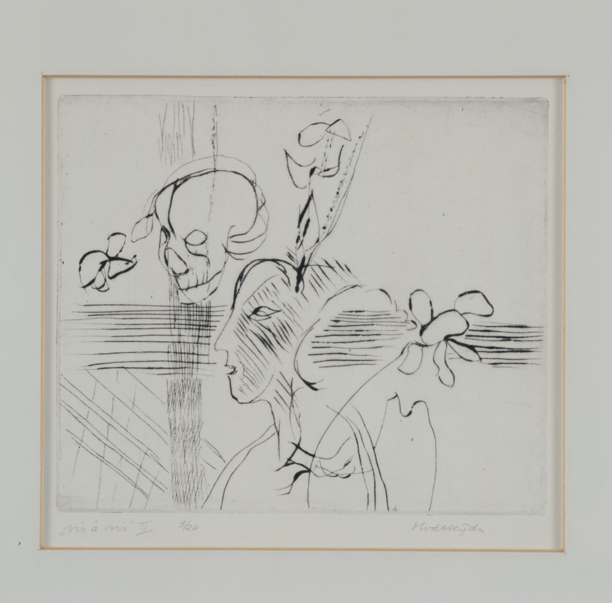 Kunstwerk Vis à vis II door Heijden van der, Marianne