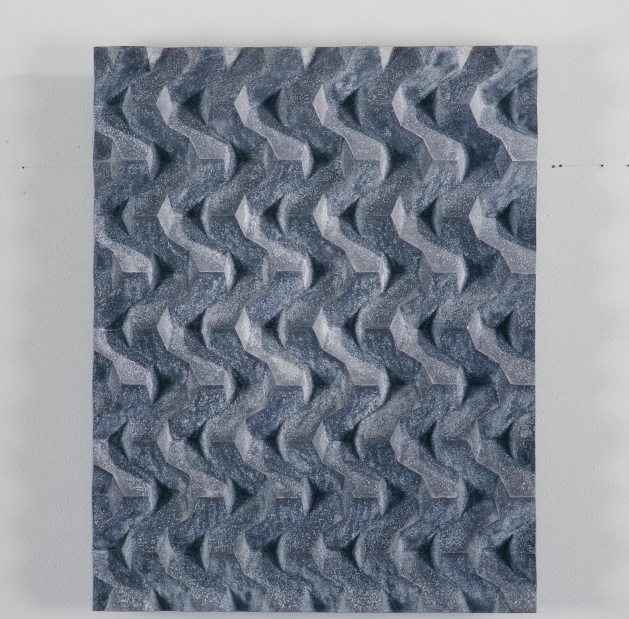 Kunstwerk Reliëfstruktuur 2C2-6 door Caris, Gerard