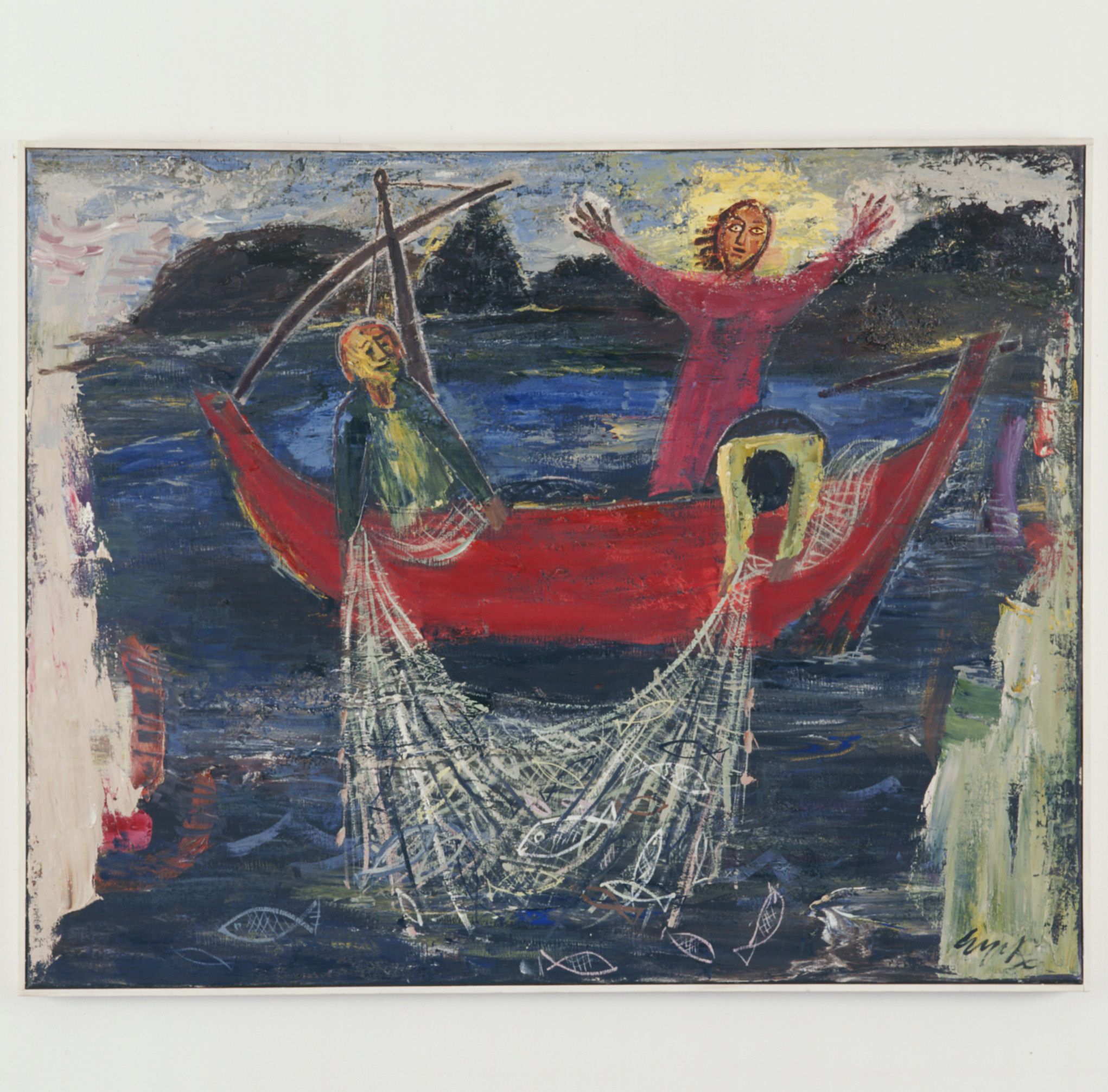 Kunstwerk Wonderbare visvangst door Eyck, Charles