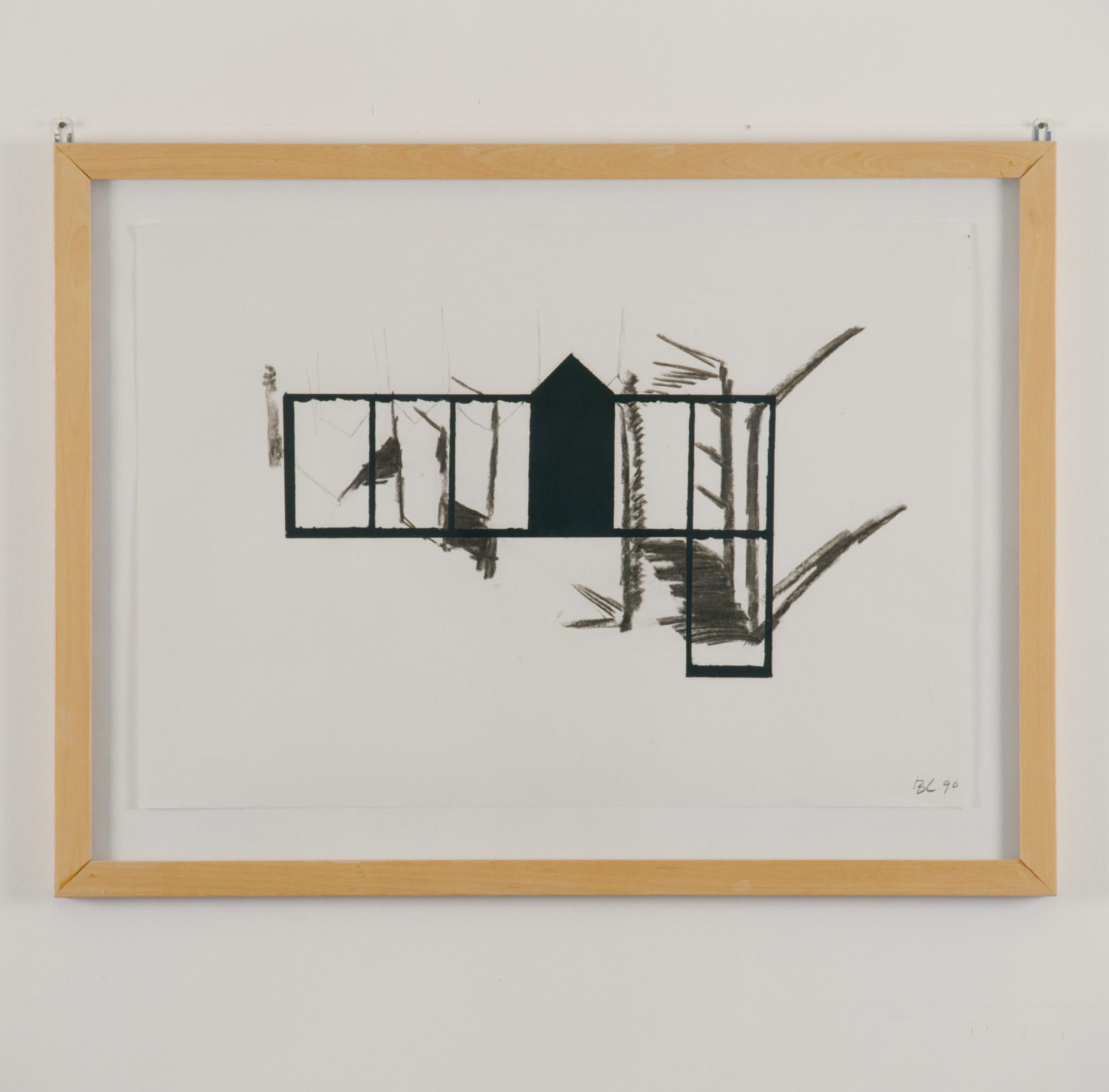 Kunstwerk Zonder titel door Leenders, Bernaar