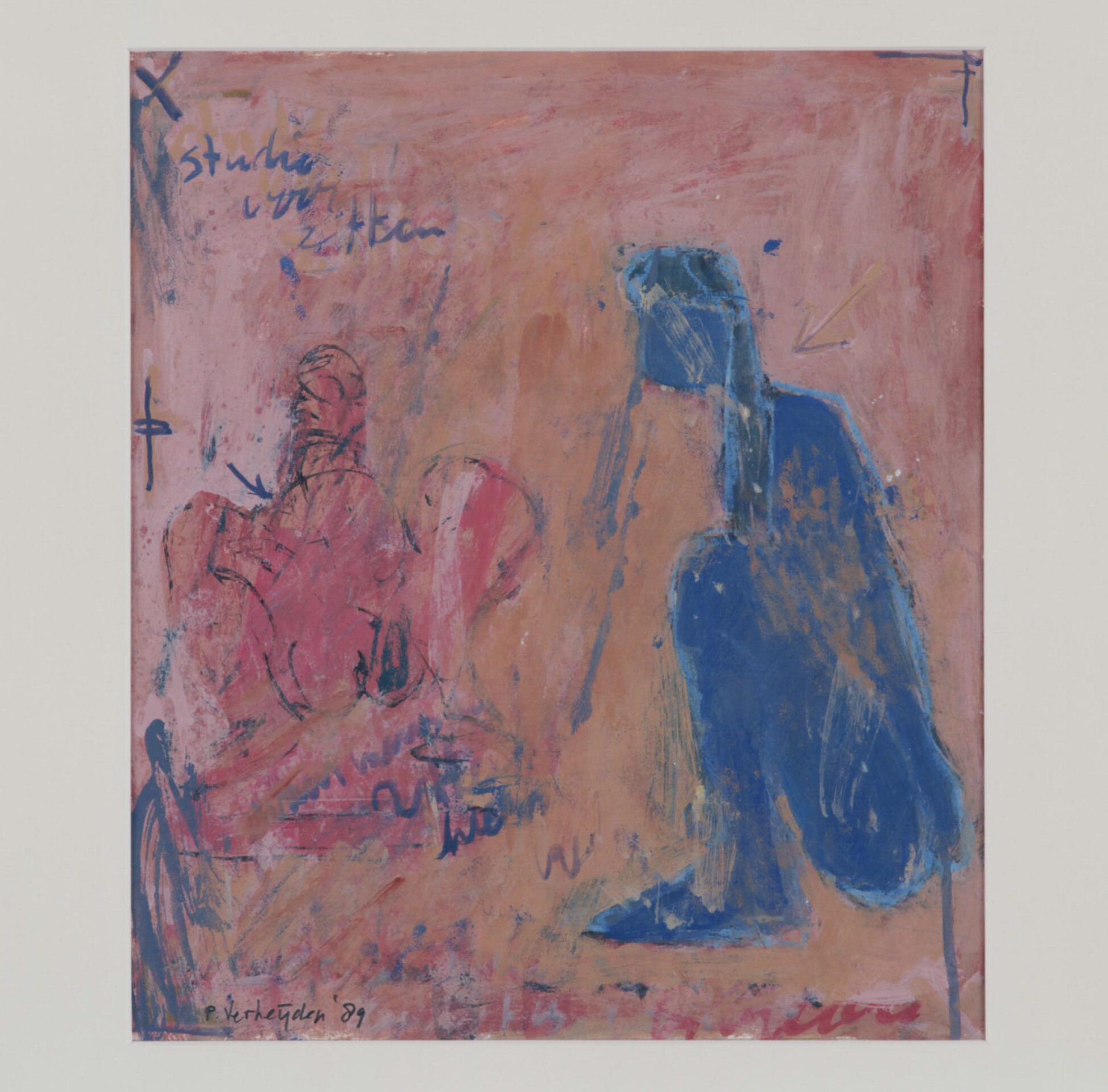 Kunstwerk Studie voor zitten door Verheijden, Peter