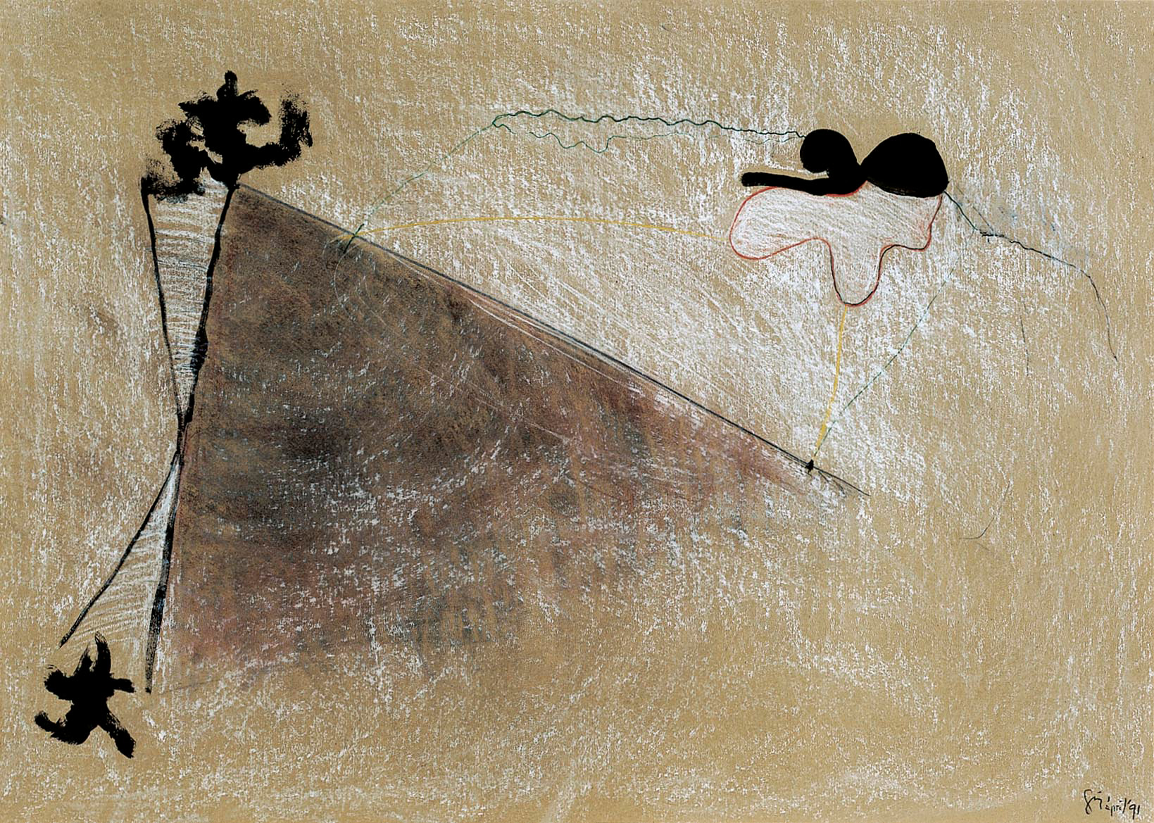 Kunstwerk Zonder titel door Kley van der, Gijs