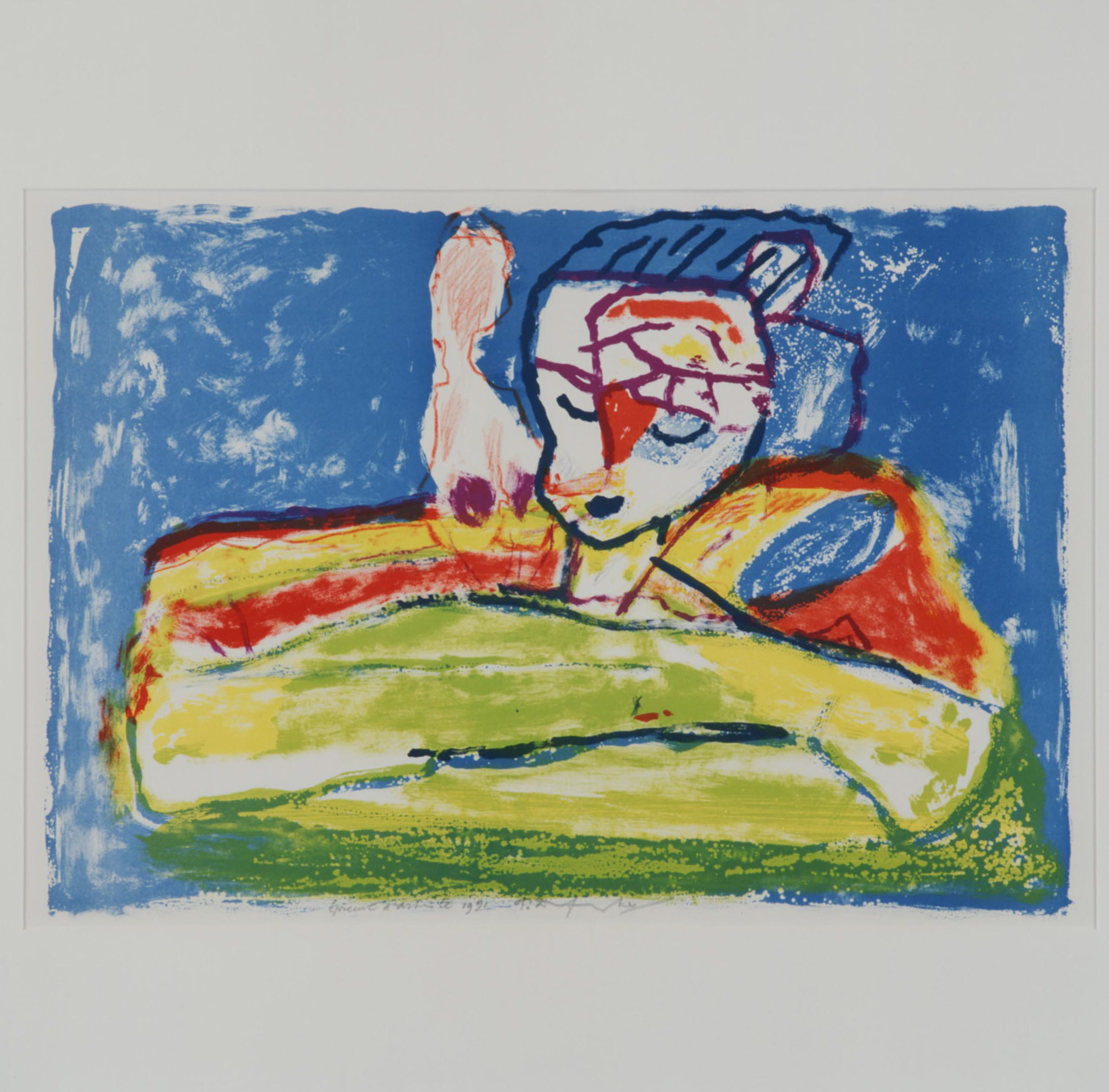Kunstwerk Hemelse en aardse liefde B door Defesche, Pieter