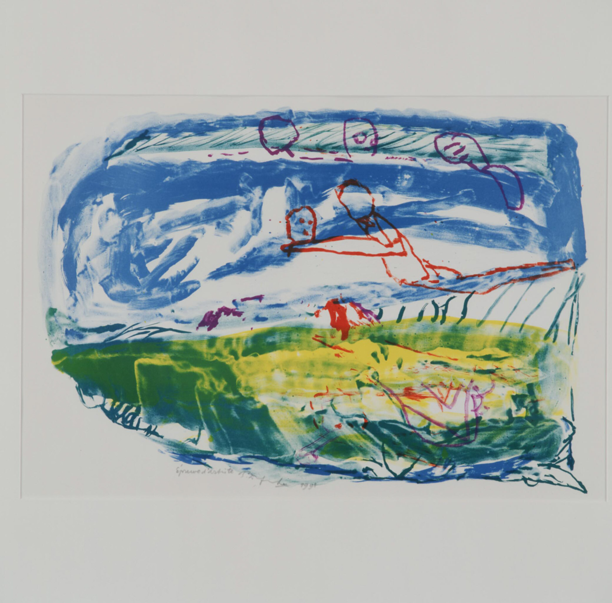 Kunstwerk Hemelse en aardse liefde C door Defesche, Pieter