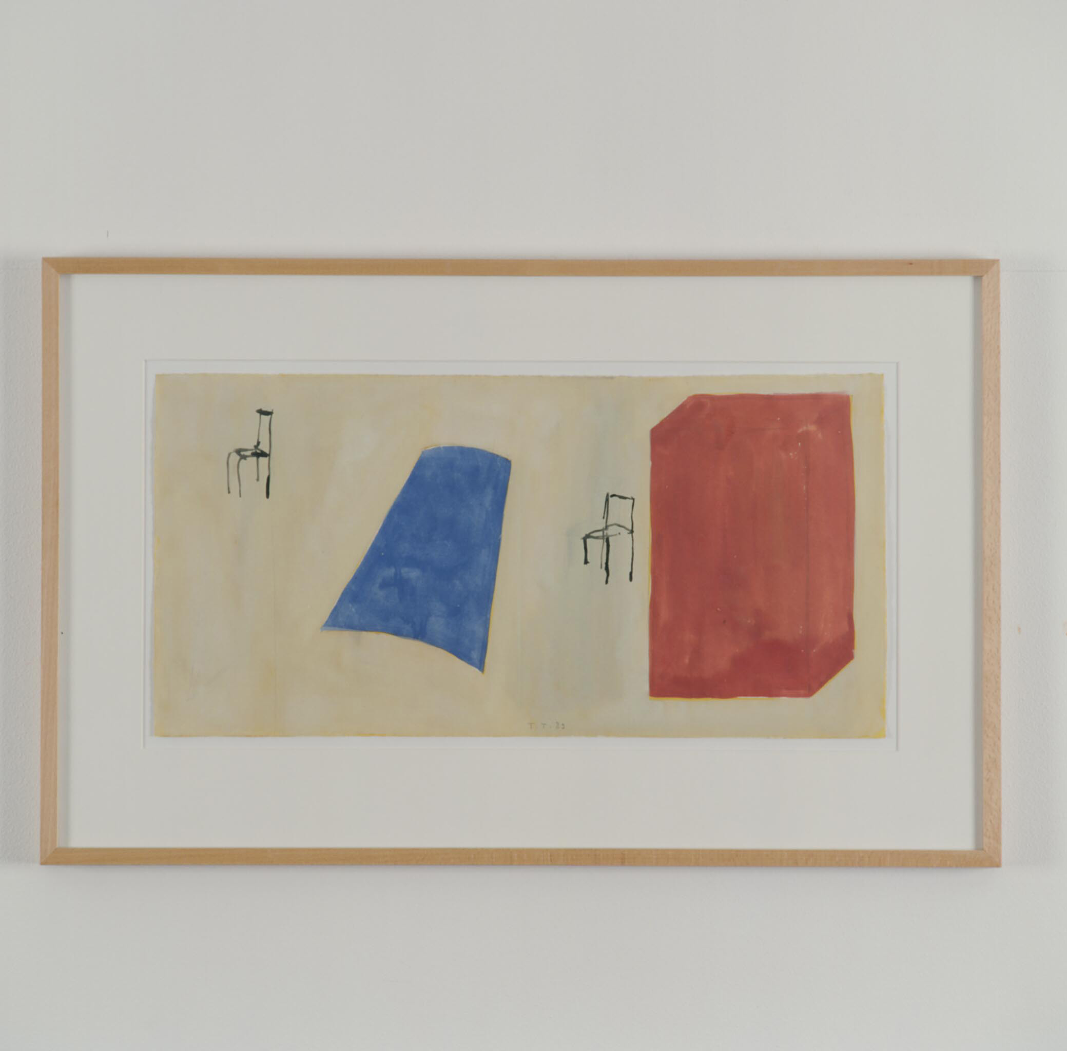 Kunstwerk Zonder titel door Teeken, Toon