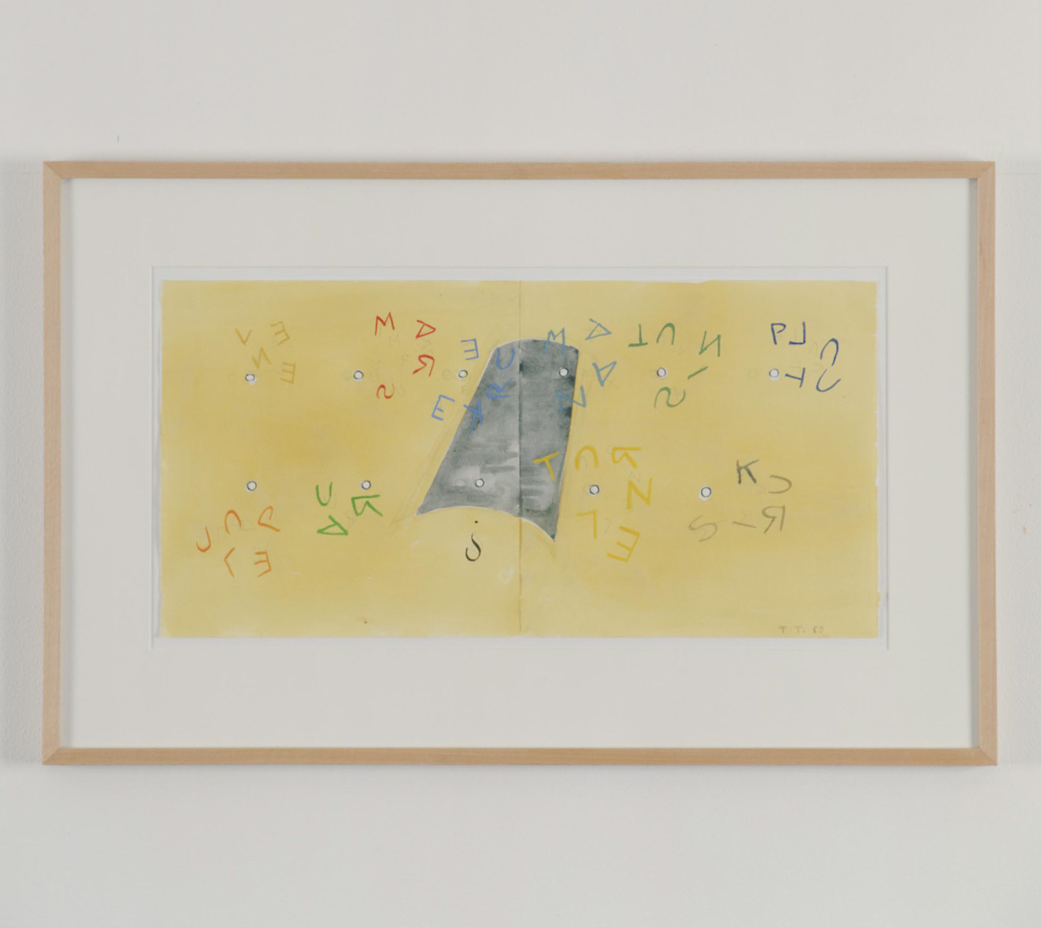 Kunstwerk Zonder titel door Teeken, Toon