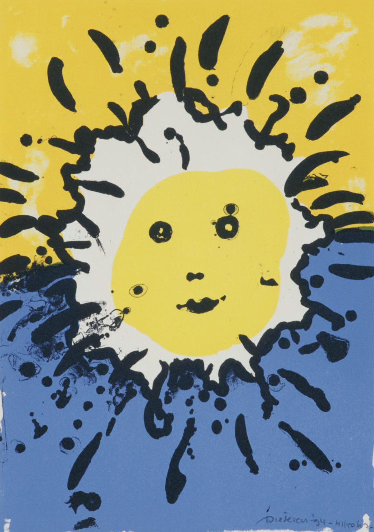Kunstwerk Zonder titel door Diederen, Jef