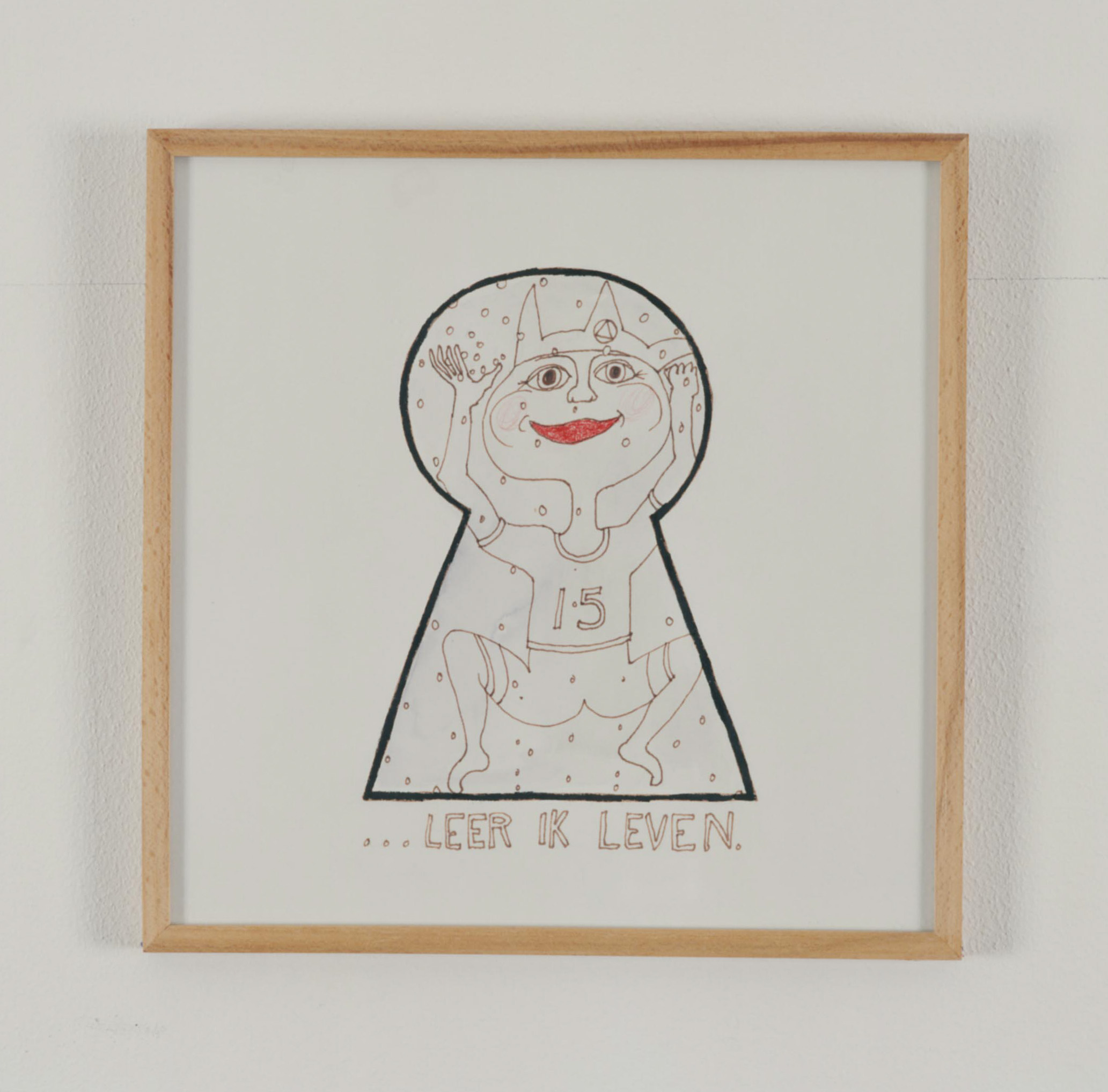 Kunstwerk Leer ik leven door Heijne ter, Mathilde