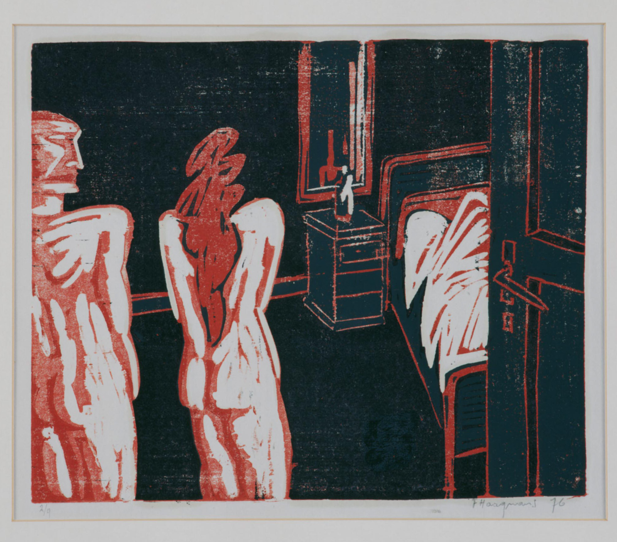 Kunstwerk Zonder titel door Haagmans, Fons