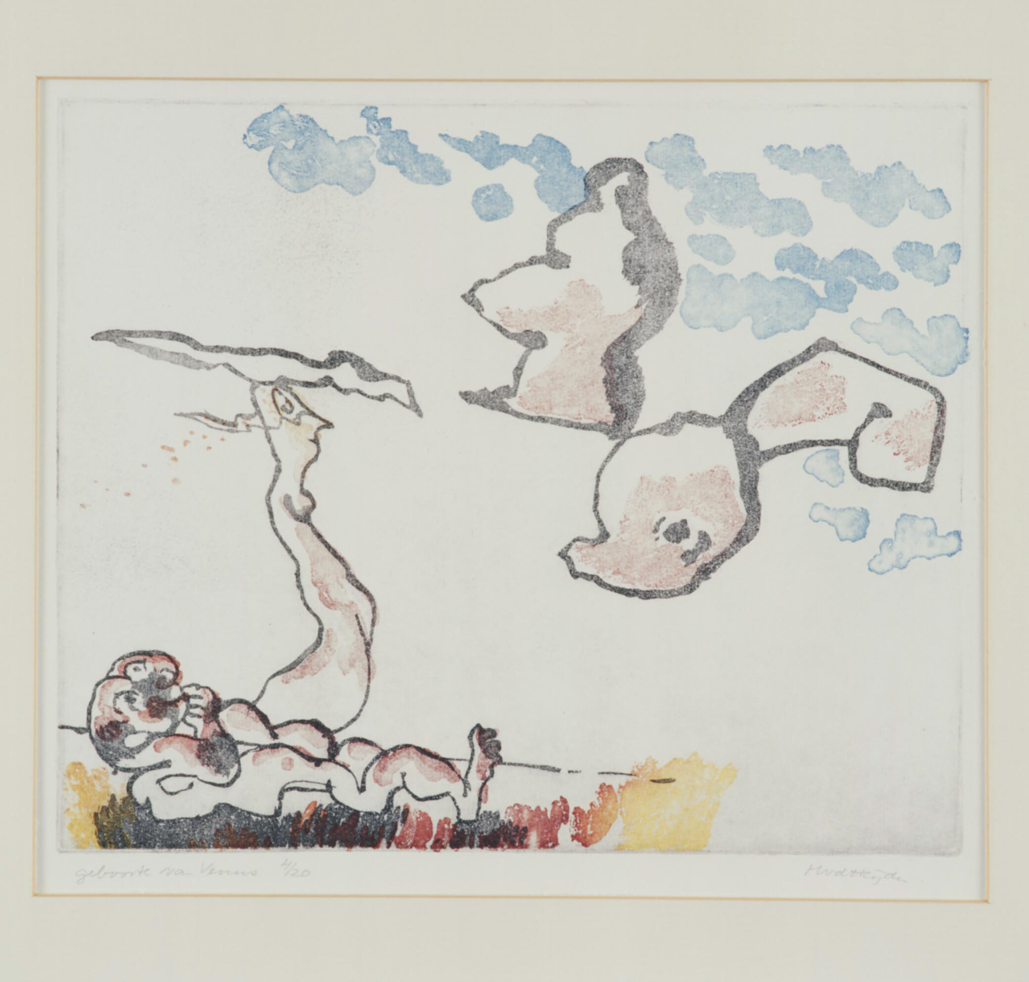 Kunstwerk Geboorte van Venus door Heijden van der, Marianne