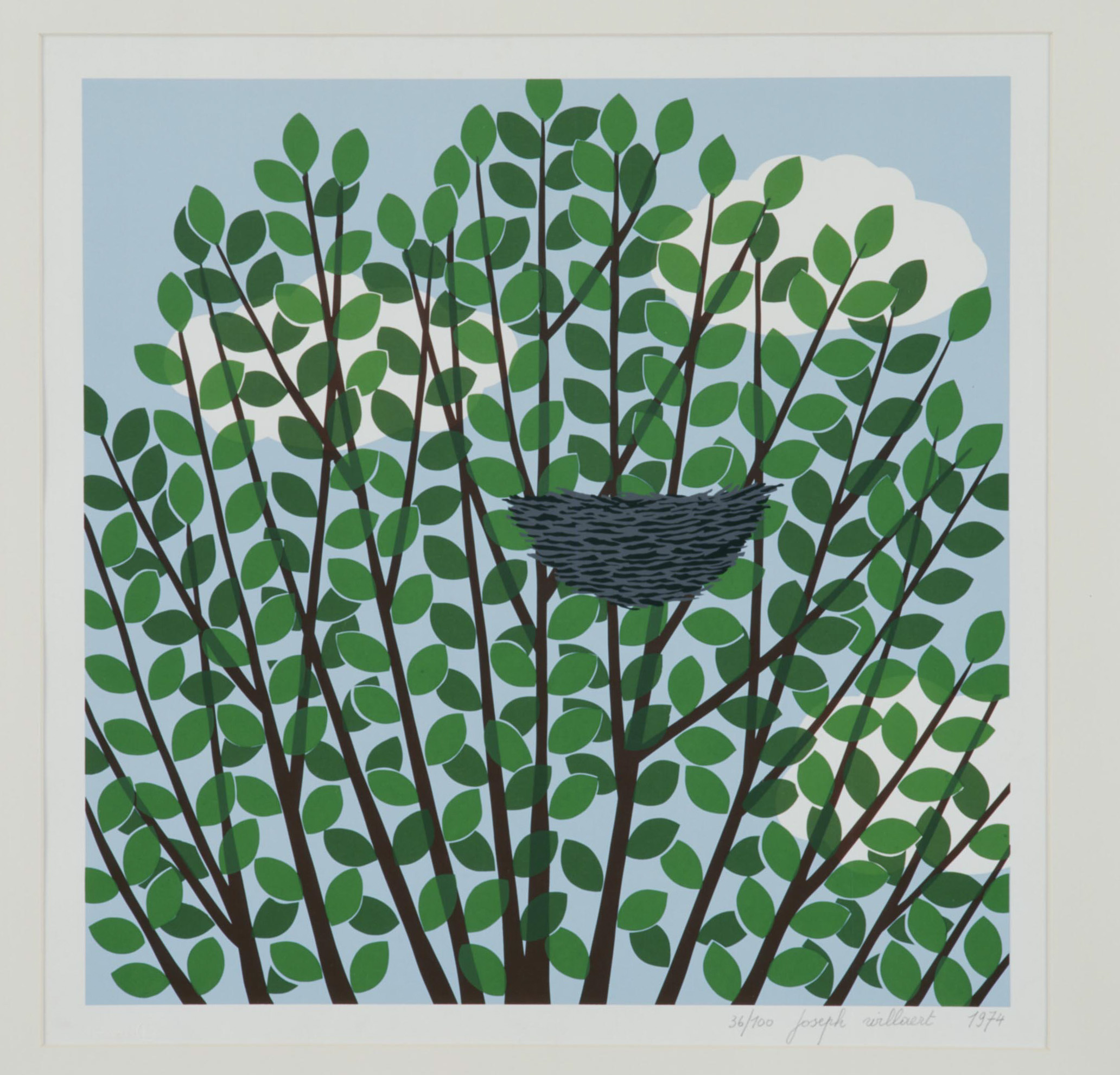 Kunstwerk Zonder titel door Willaert, Jef