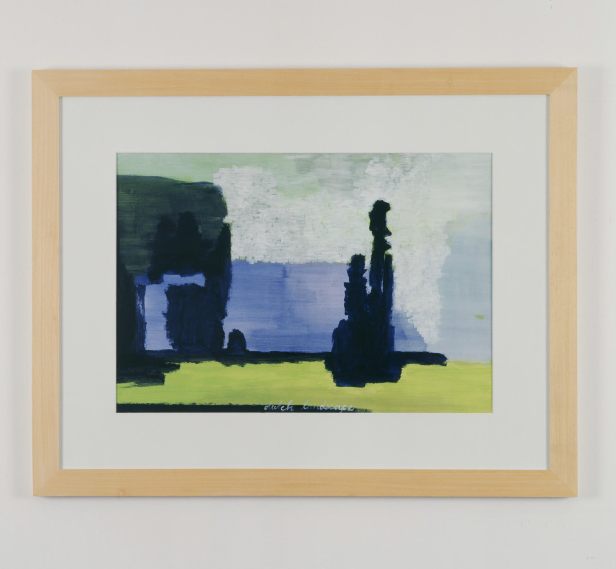 Kunstwerk Dutch landscape door Claessen, Wim