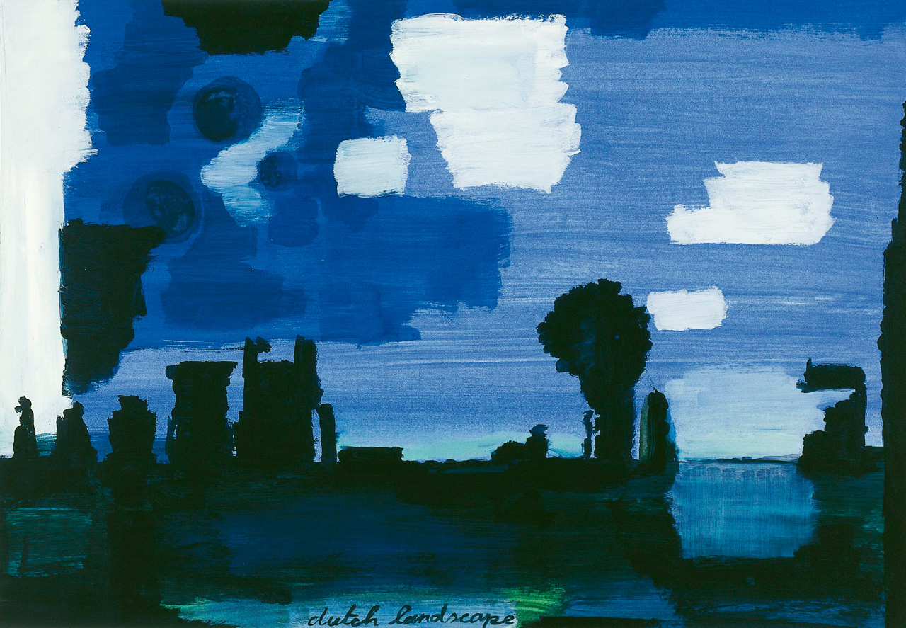 Kunstwerk Dutch landscape door Claessen, Wim