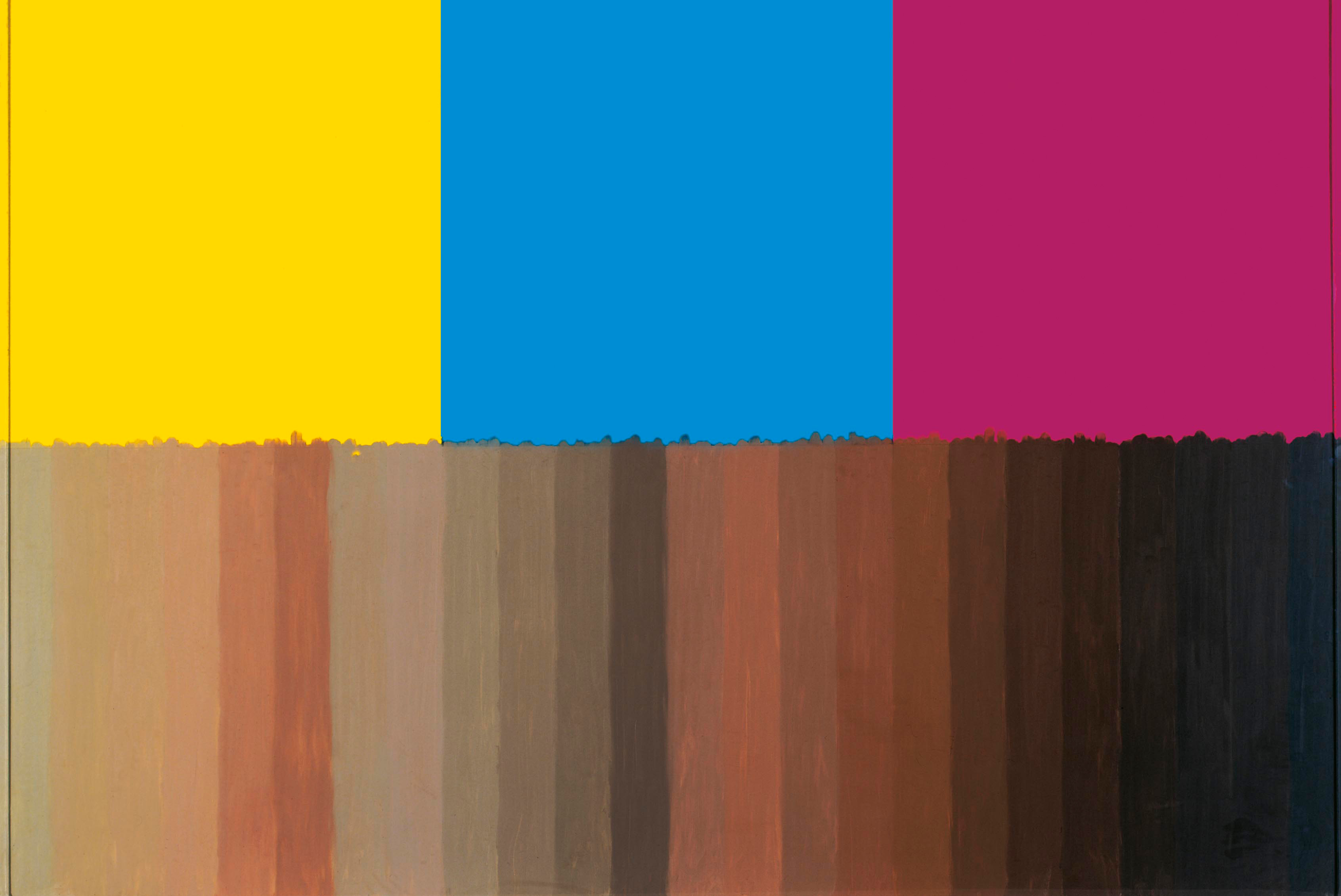 Kunstwerk Primary colors &amp; skin color make up door Villevoye, Roy