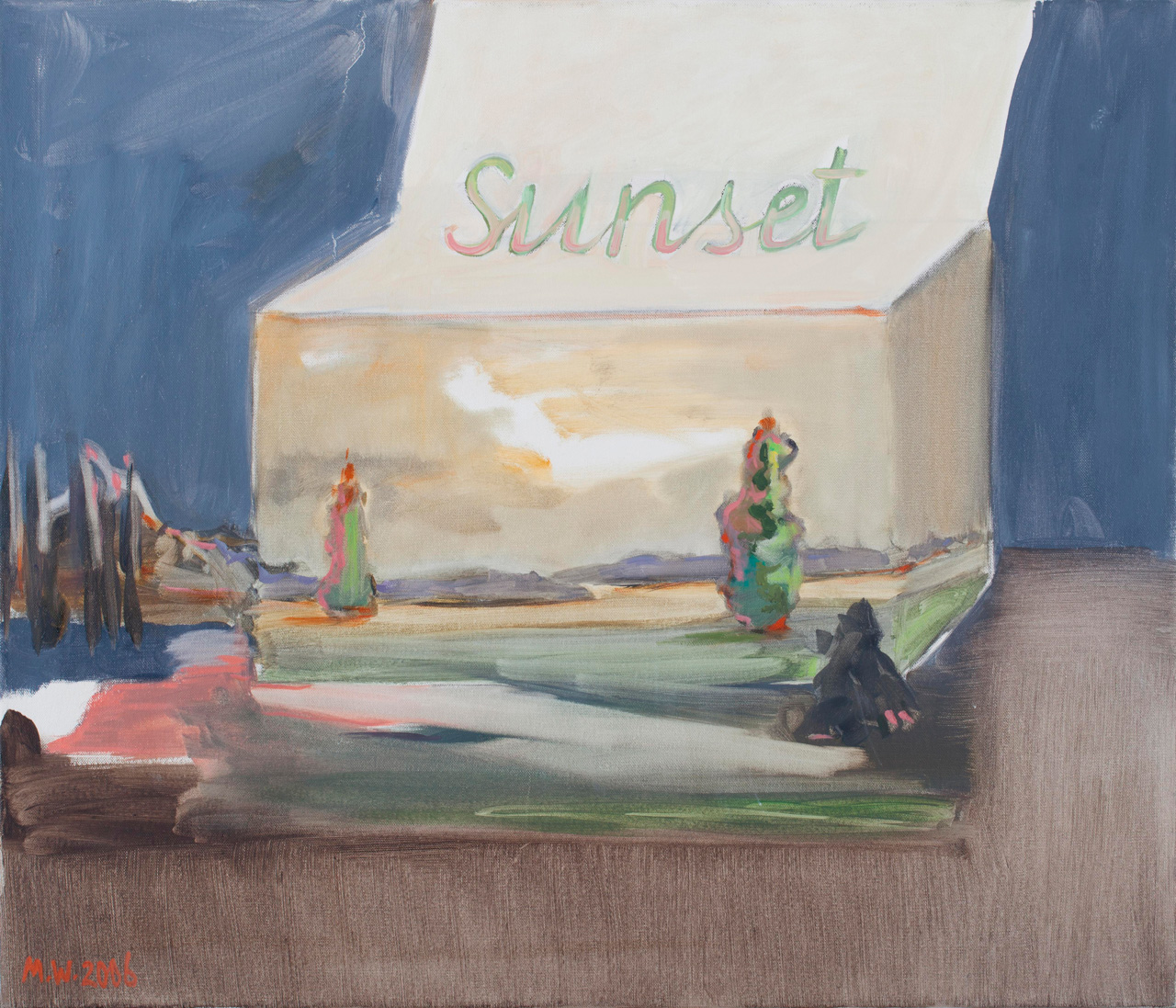 Kunstwerk Sunset door Volkova, Marta