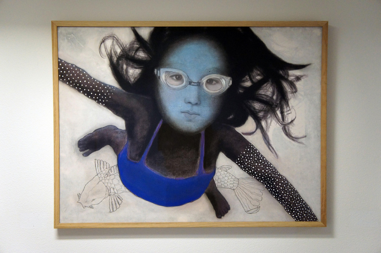 Kunstwerk Aqua door Pelaez, Nikki