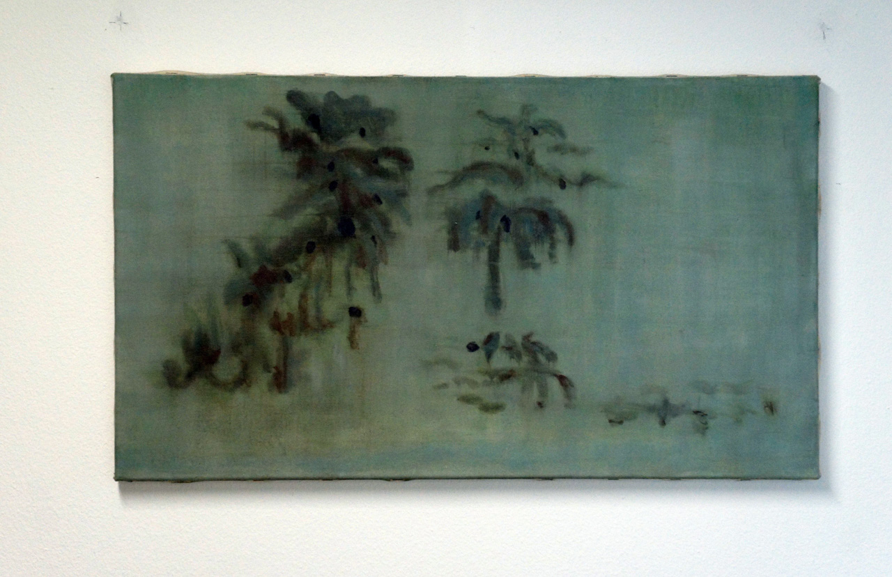 Kunstwerk Zonder titel (palmen) door Le Doux, Chantal