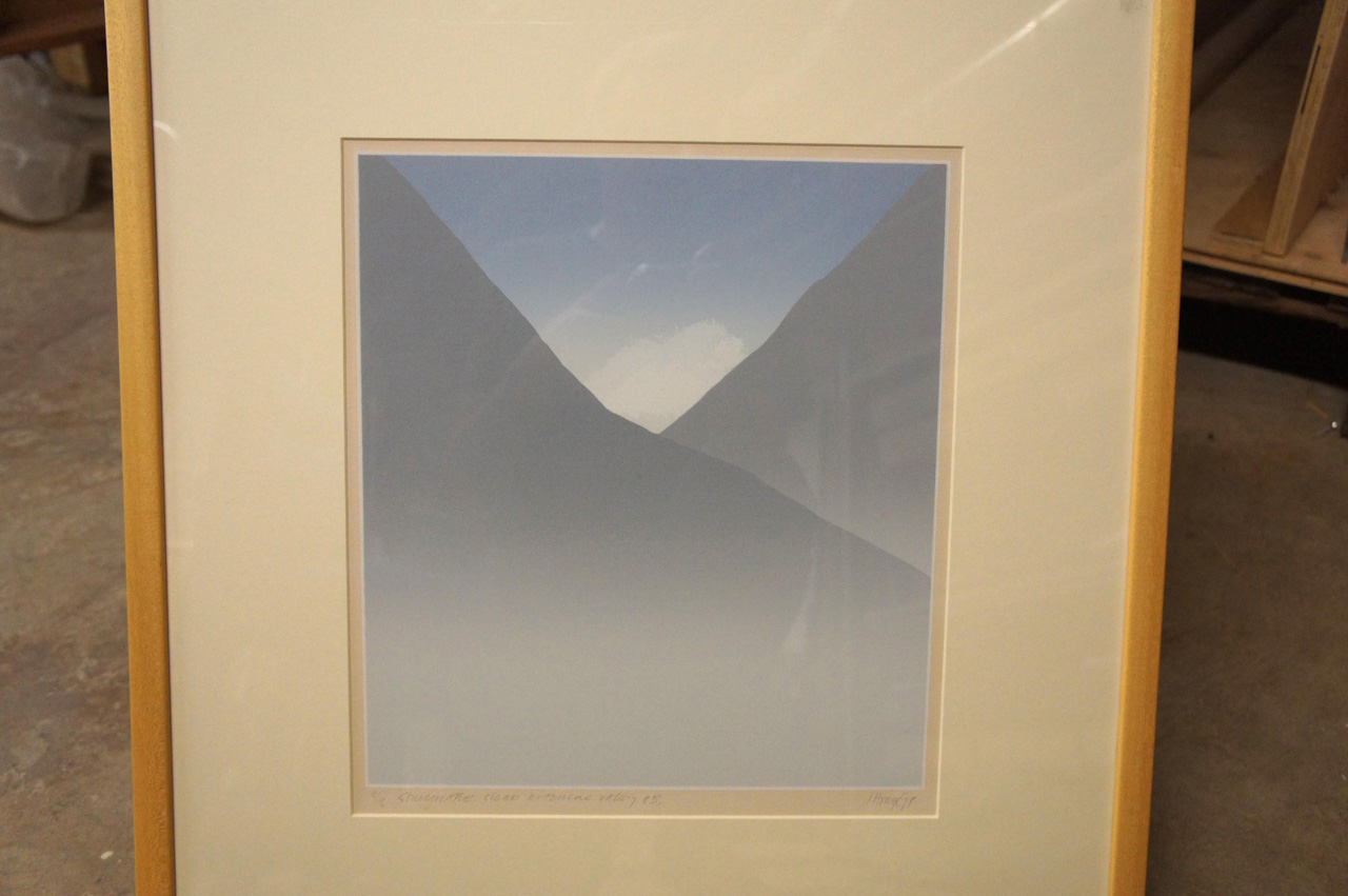 Kunstwerk Clouds entering a valley 8B door Hendrix, Jan