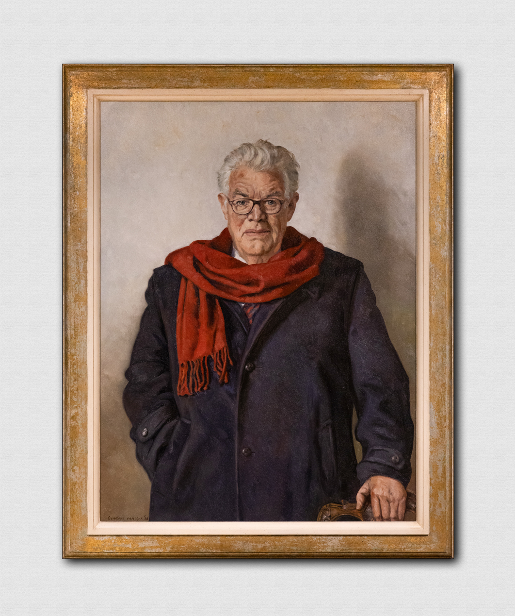 Kunstwerk Portret, C. Greep door Dijk van, Leendert