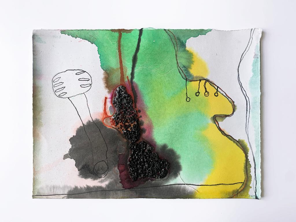 Kunstwerk The garden door Vugs, Joop