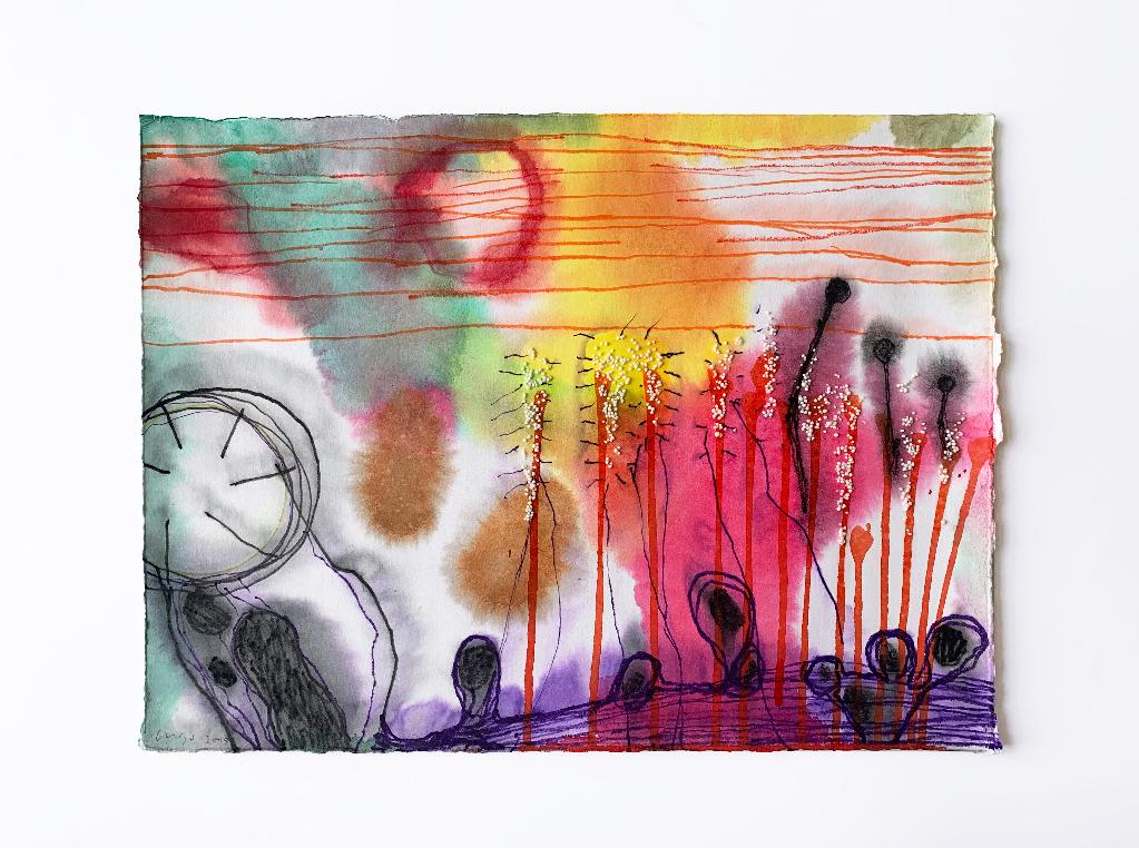 Kunstwerk The garden door Vugs, Joop