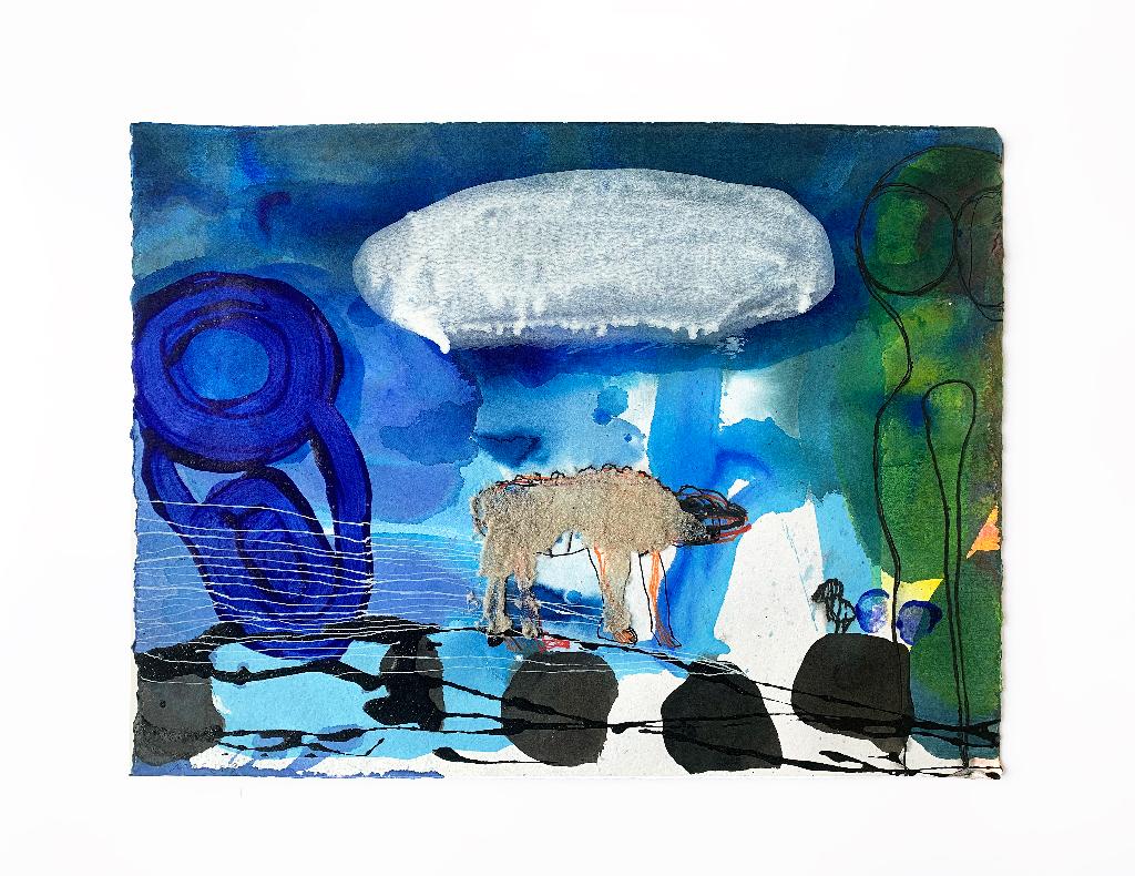 Kunstwerk The garden door Vugs, Joop