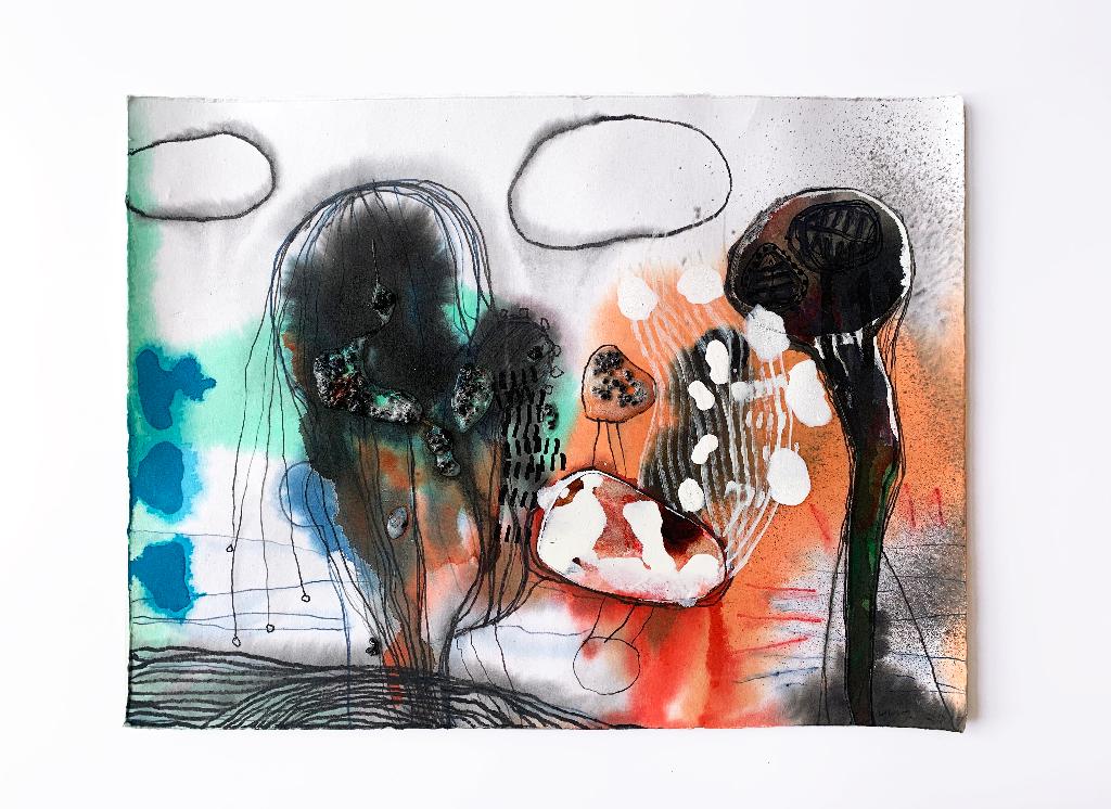 Kunstwerk The garden door Vugs, Joop